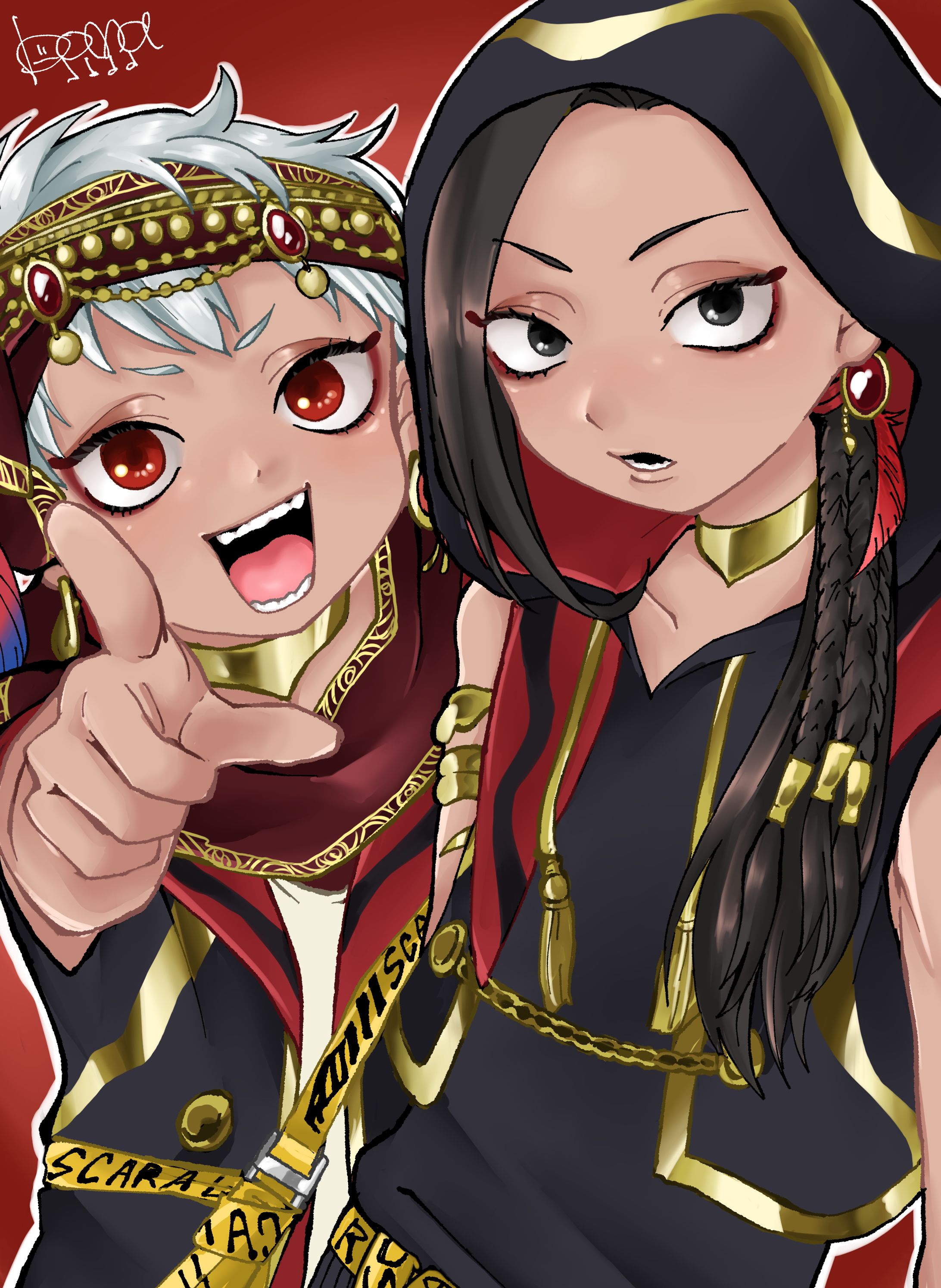 二次創作イラスト-1