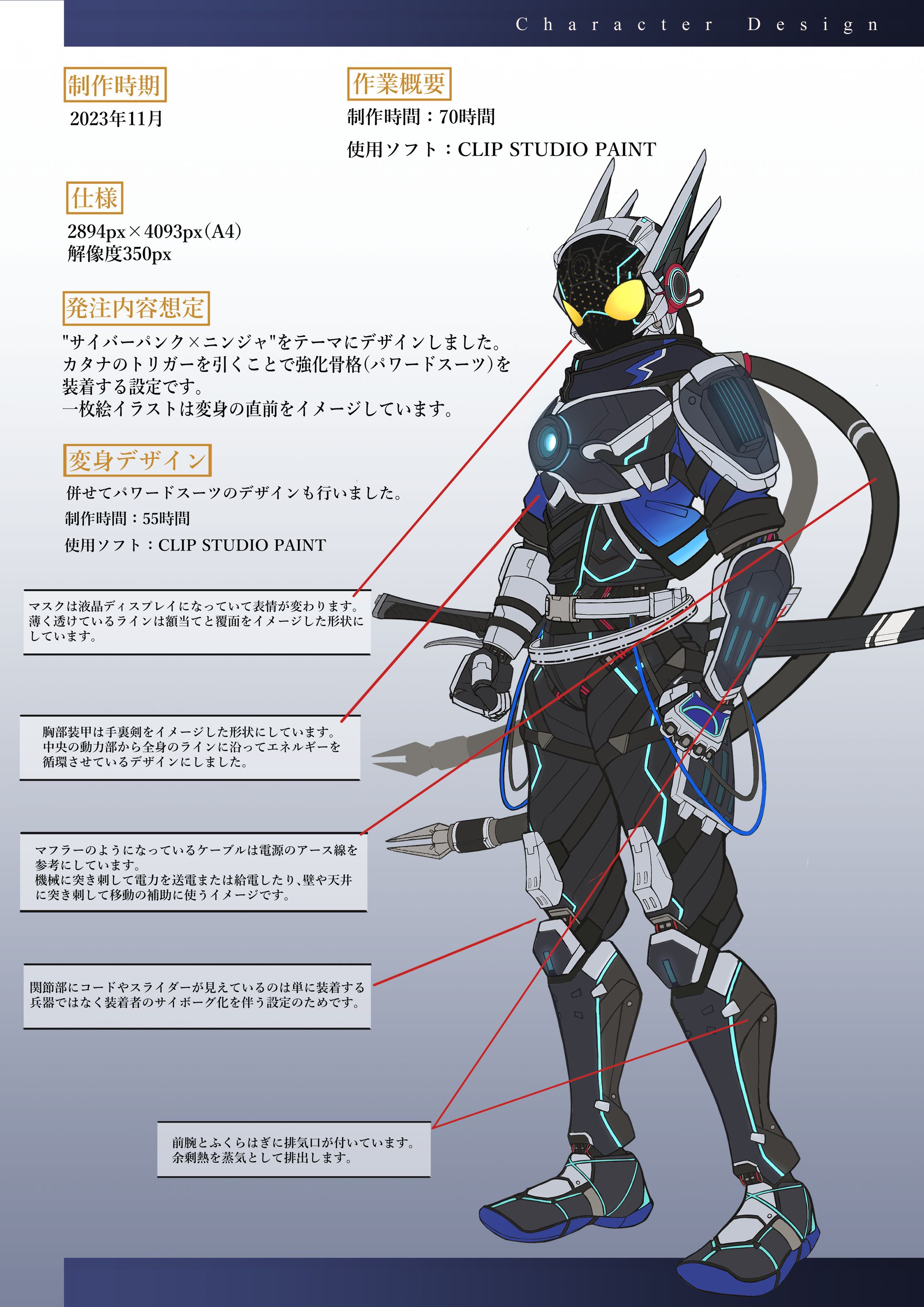オリジナルキャラクター②パワードスーツ-1