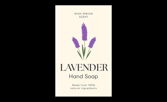 Simple Soap Brand Label
