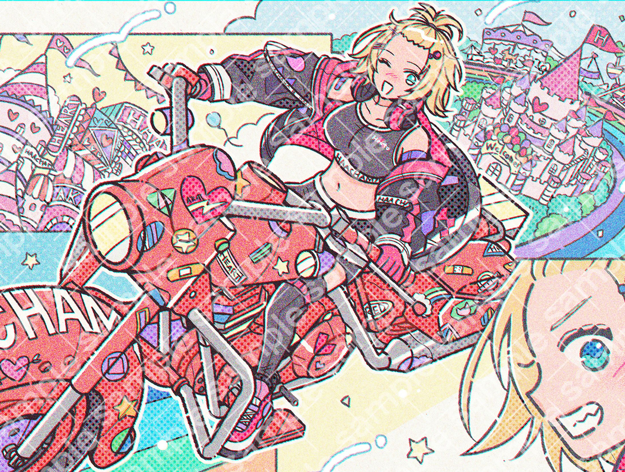 【お仕事】 ホロライブ所属・赤井はあと様_11月メンバーシップ限定イラスト-1