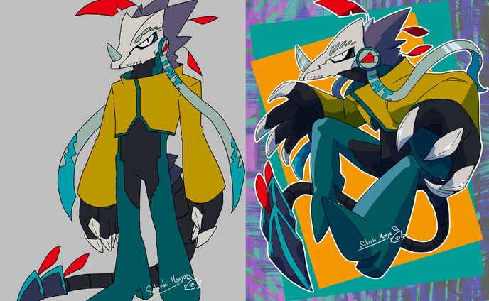 【イラスト】サムネイル用ゲーム世界観に合わせたキャラクターデザイン