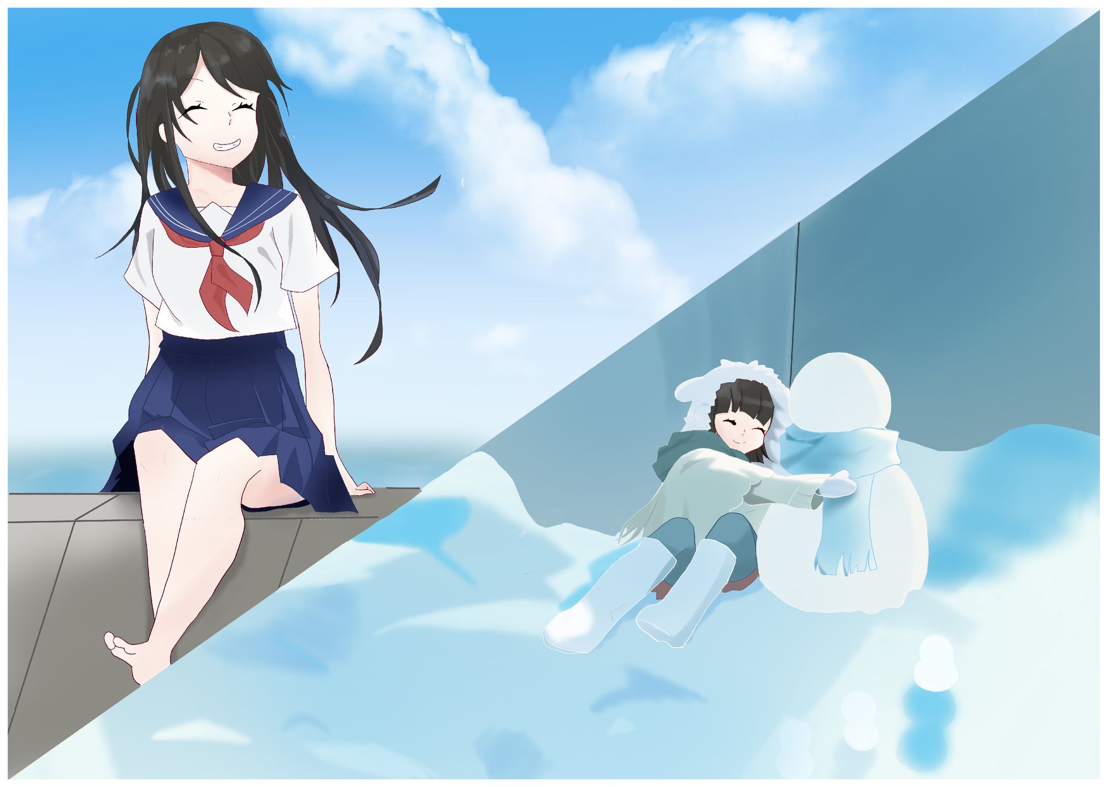 季節と時間を感じるイラスト-1