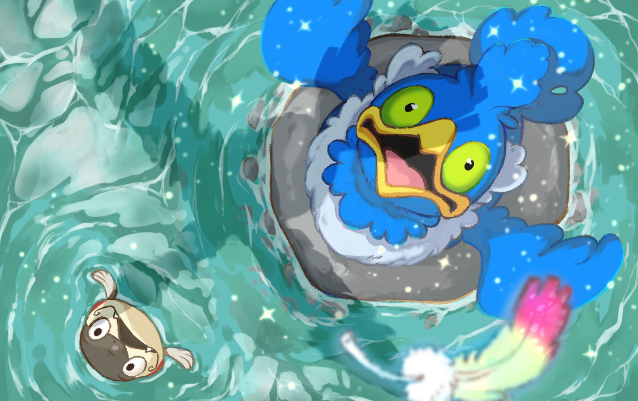 【コンテスト参加作品】世界を渡りたいウッウ-1