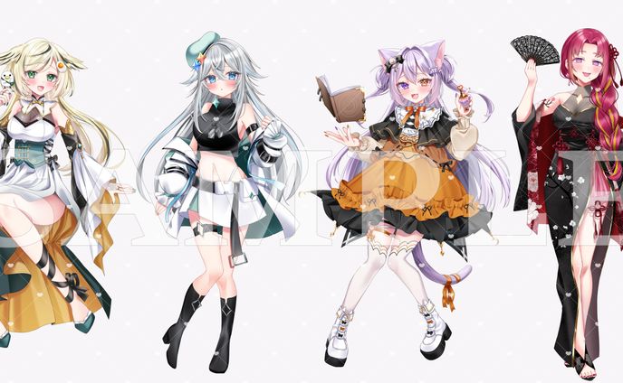 【TwilightSail】IRAIM用立ち絵イラスト