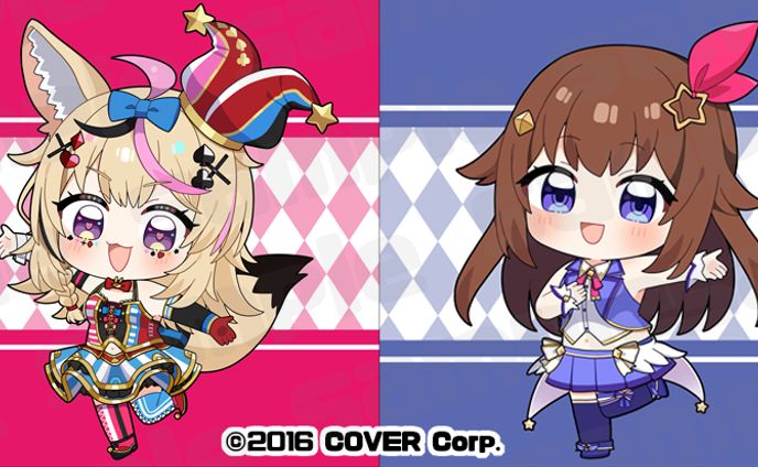 ホロライブ　ときのそら　尾丸ポルカ　Art Selection　グッズ用イラスト