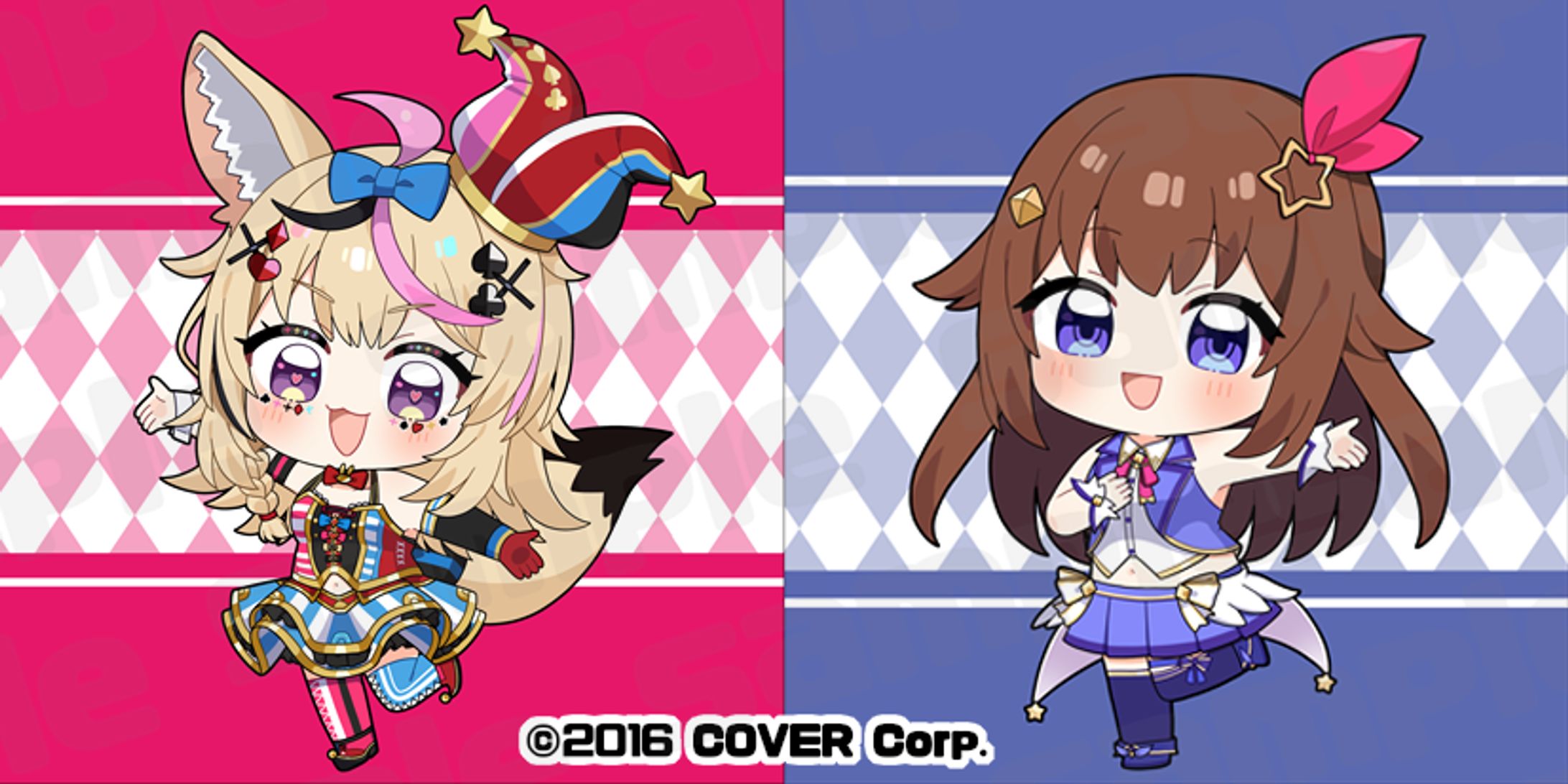 ホロライブ　ときのそら　尾丸ポルカ　Art Selection　グッズ用イラスト-1