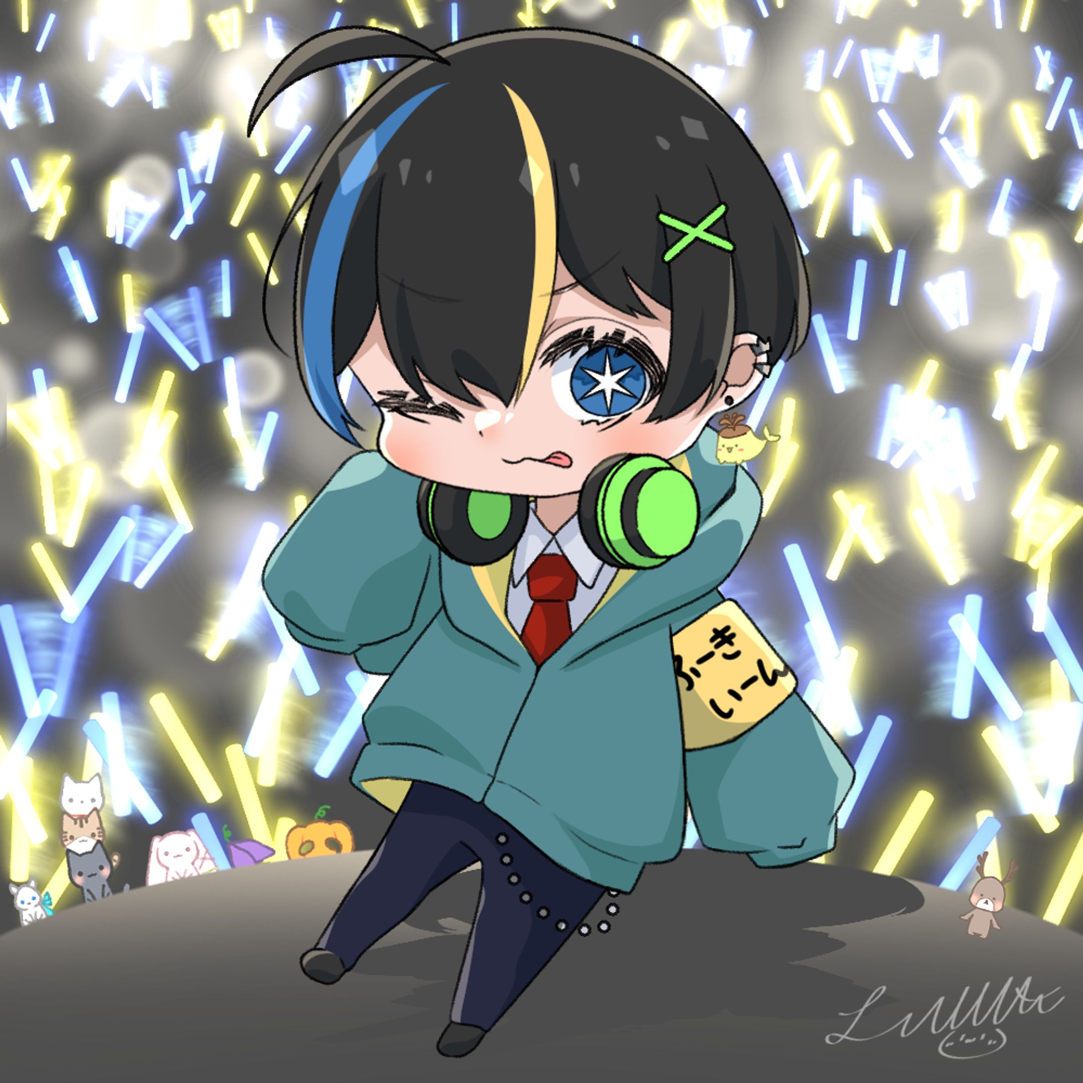 【一枚絵】水流ゆる-1