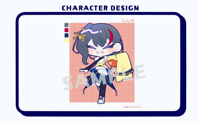 【キャラクターデザイン】Raikey様