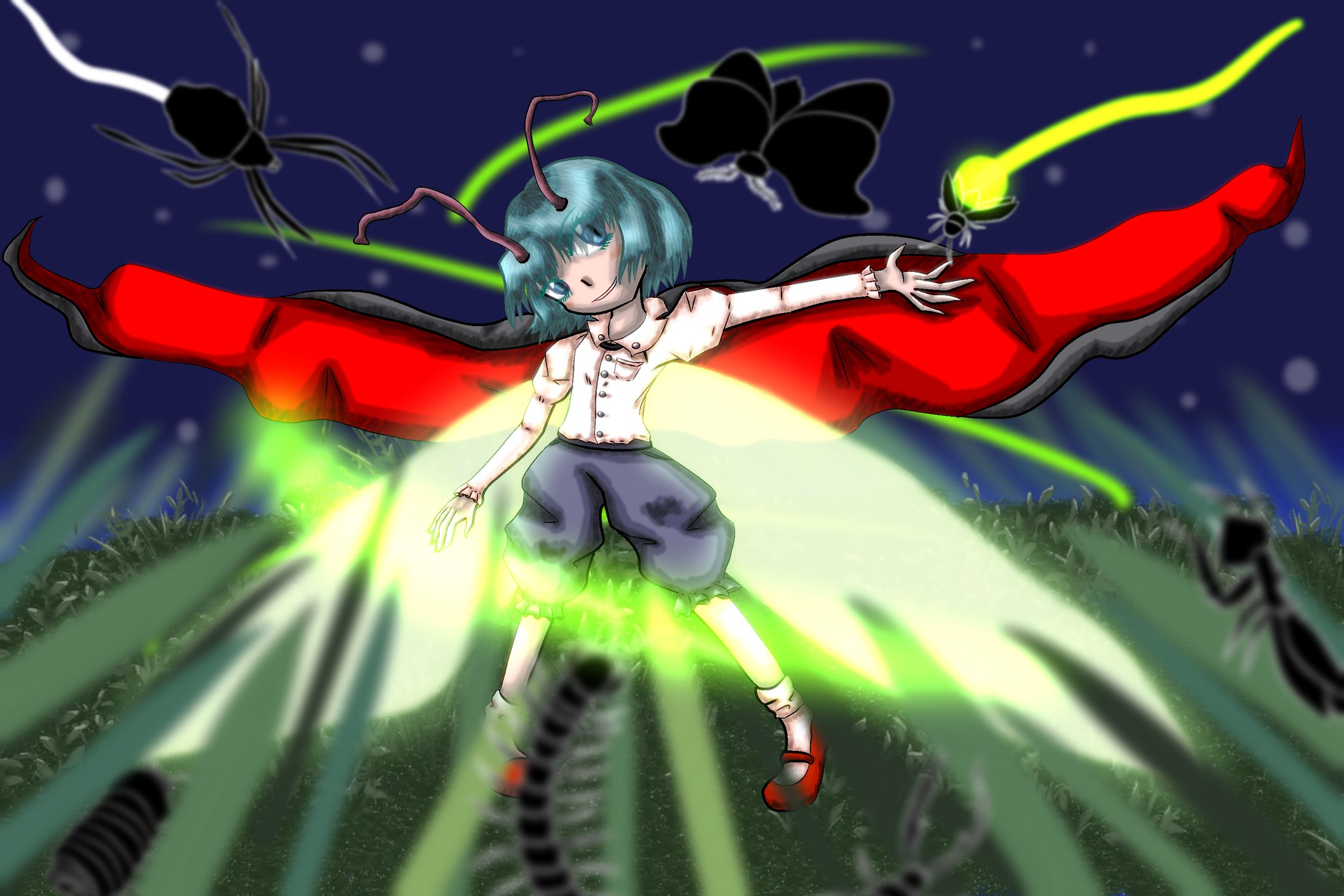 リグルの二次創作イラスト②-1