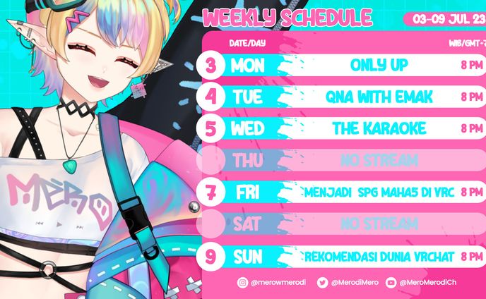 [Schedule] Mero Merodi Ch.