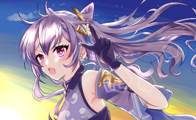 原神ファンアート(刻晴)