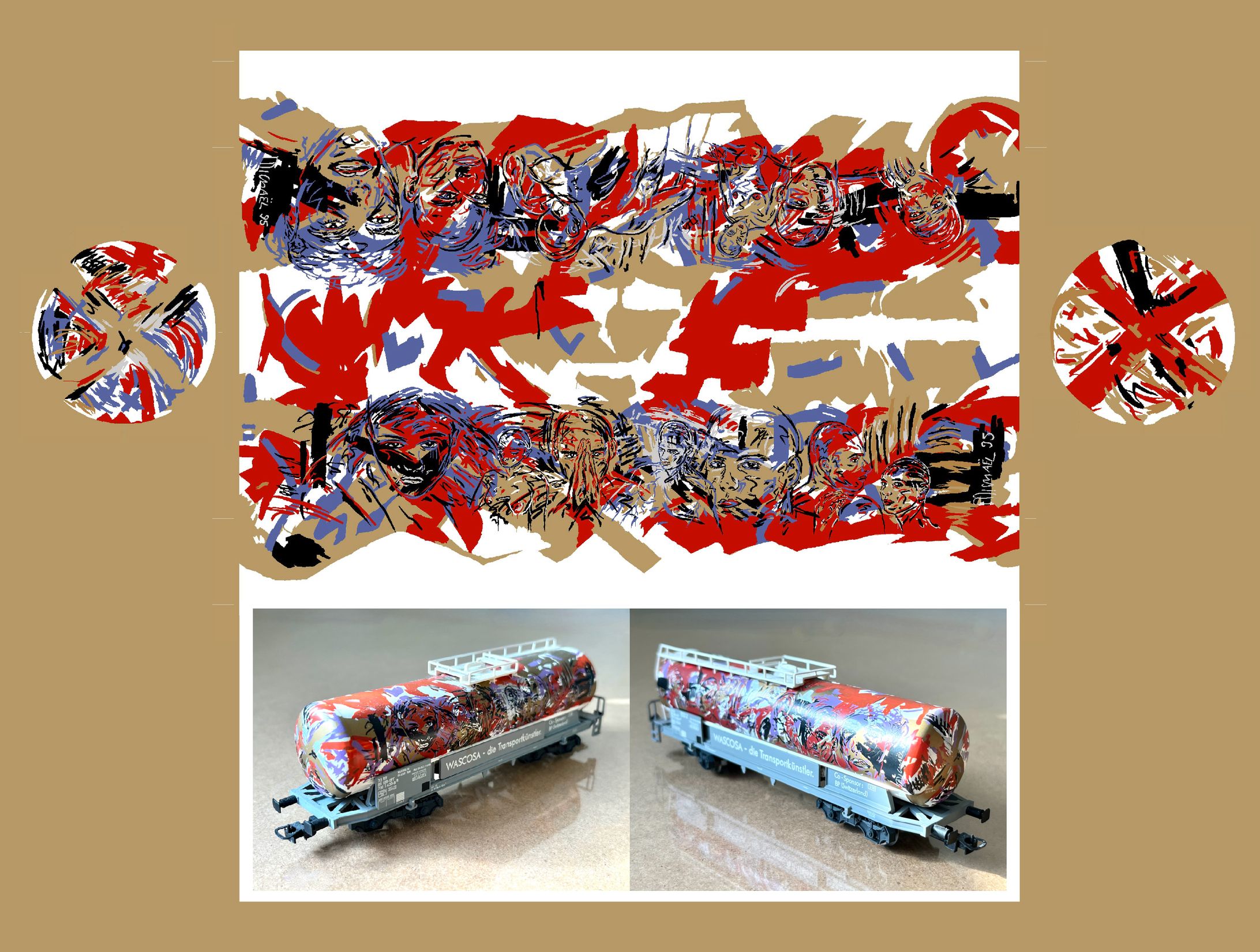 graphic on 6" miniature train-1