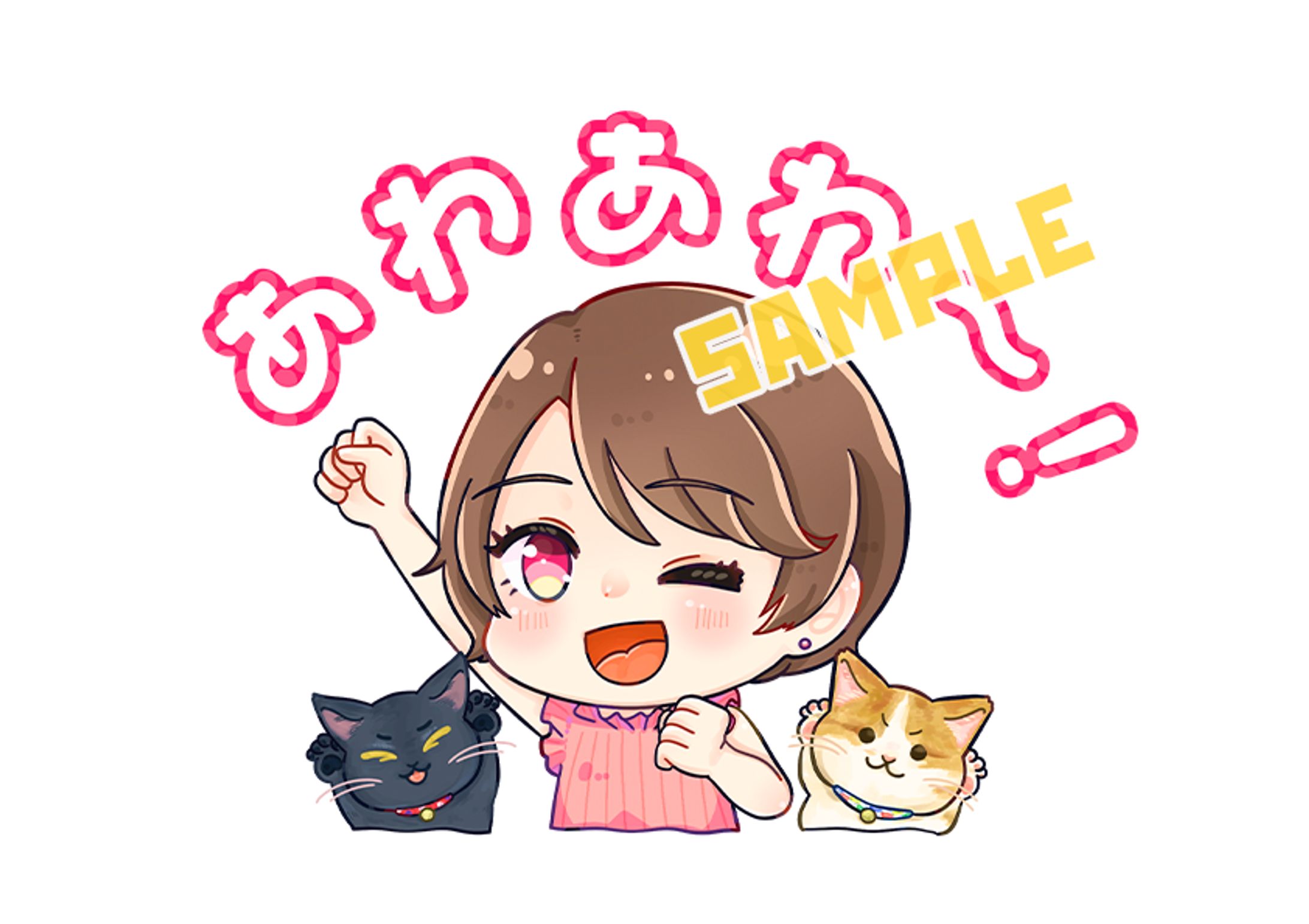 斉藤百香様『ももフェス』グッズイラスト-1