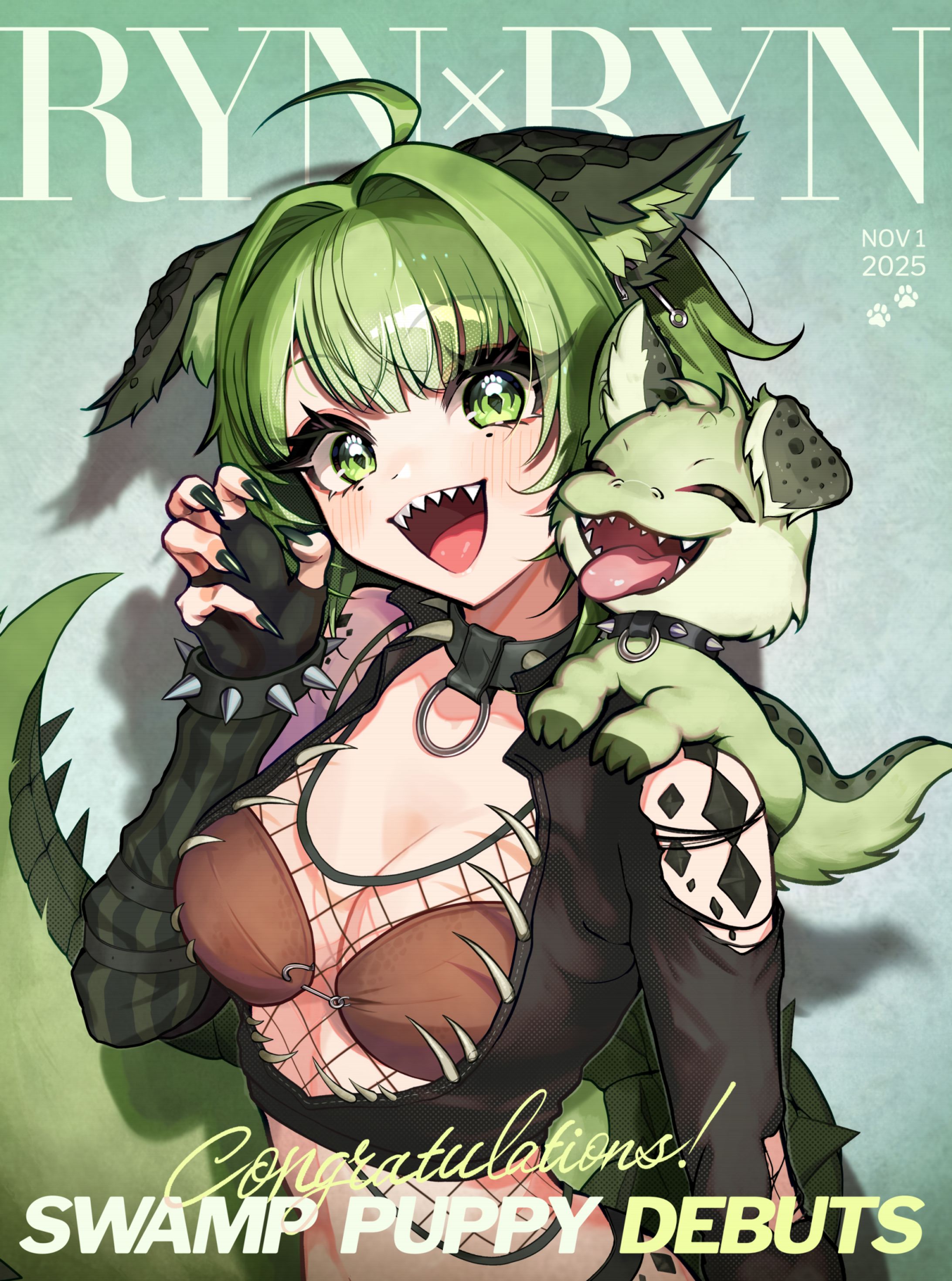 VTuber RYNxRYN｜Magazine-style fanart-1