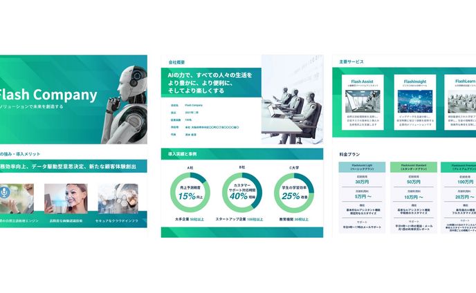 架空：AI事業の営業資料