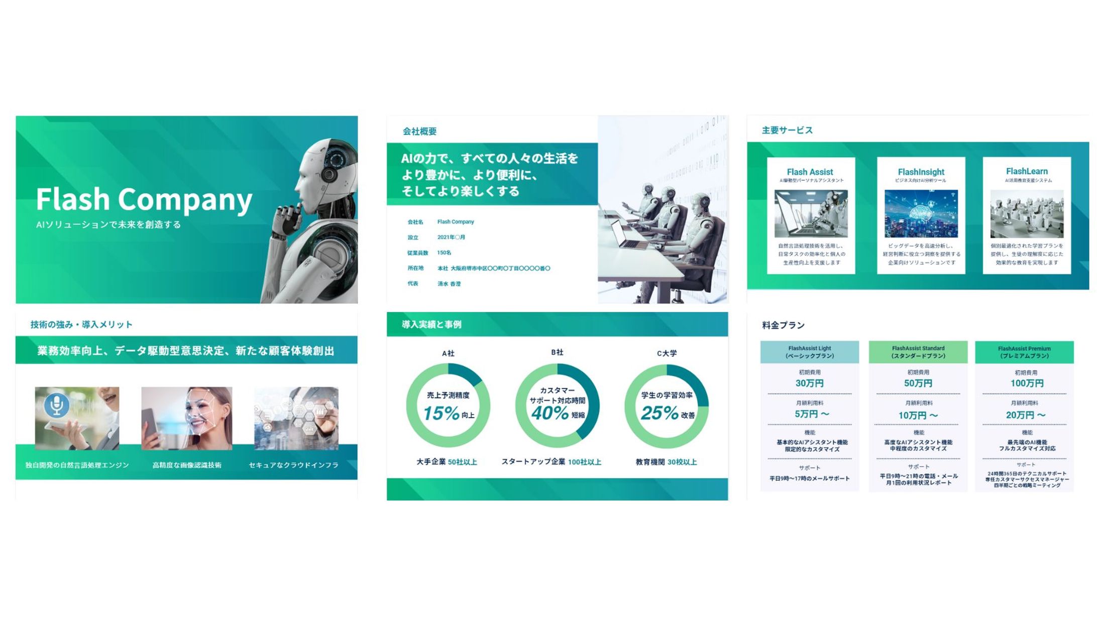 架空：AI事業の営業資料-1