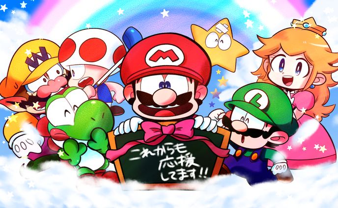 スーパーマリオくん23巻のファンアート