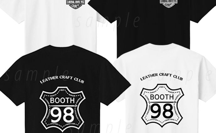 Tシャツ　レザークラフト部チーム