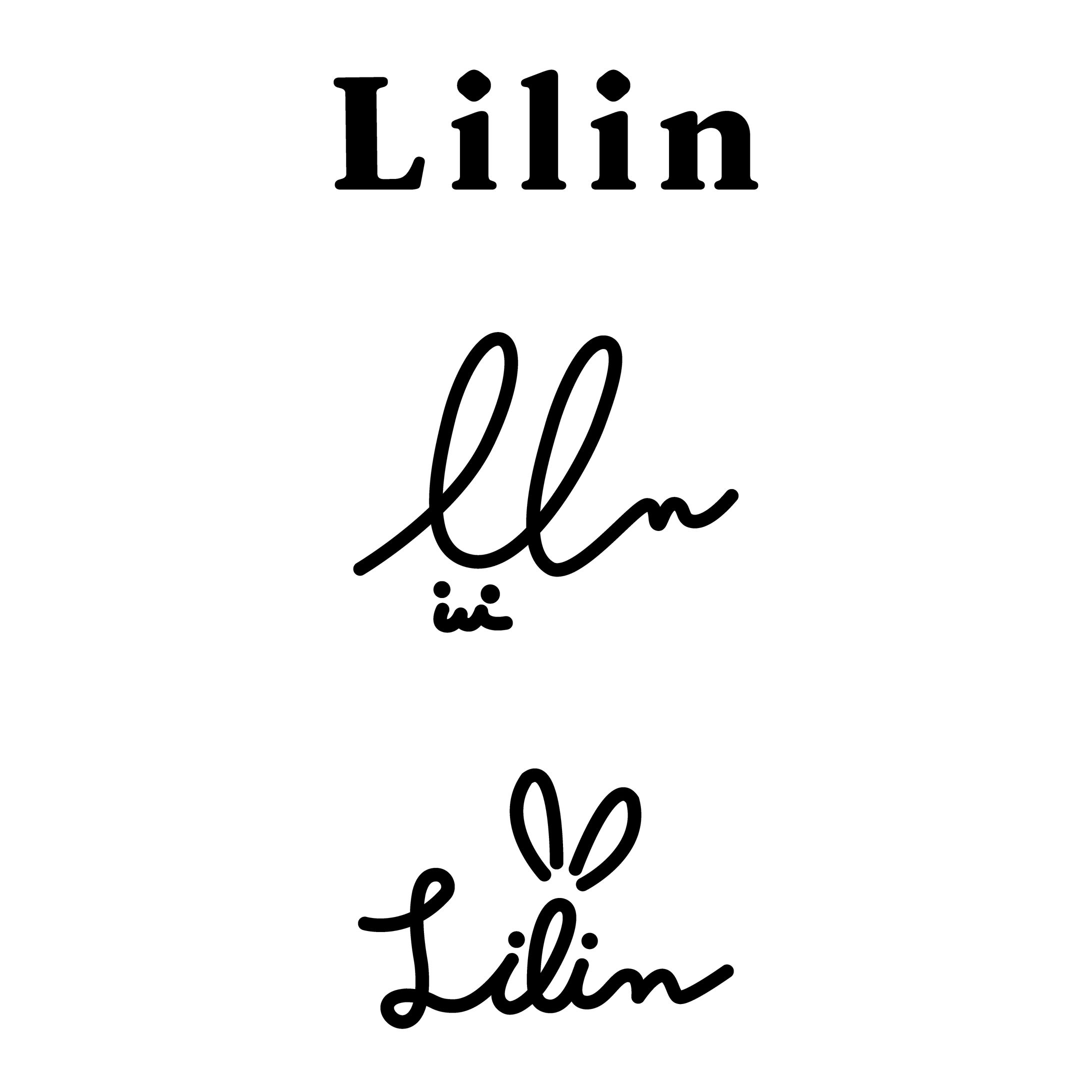 アパレルブランド「LILIN」ロゴ-1