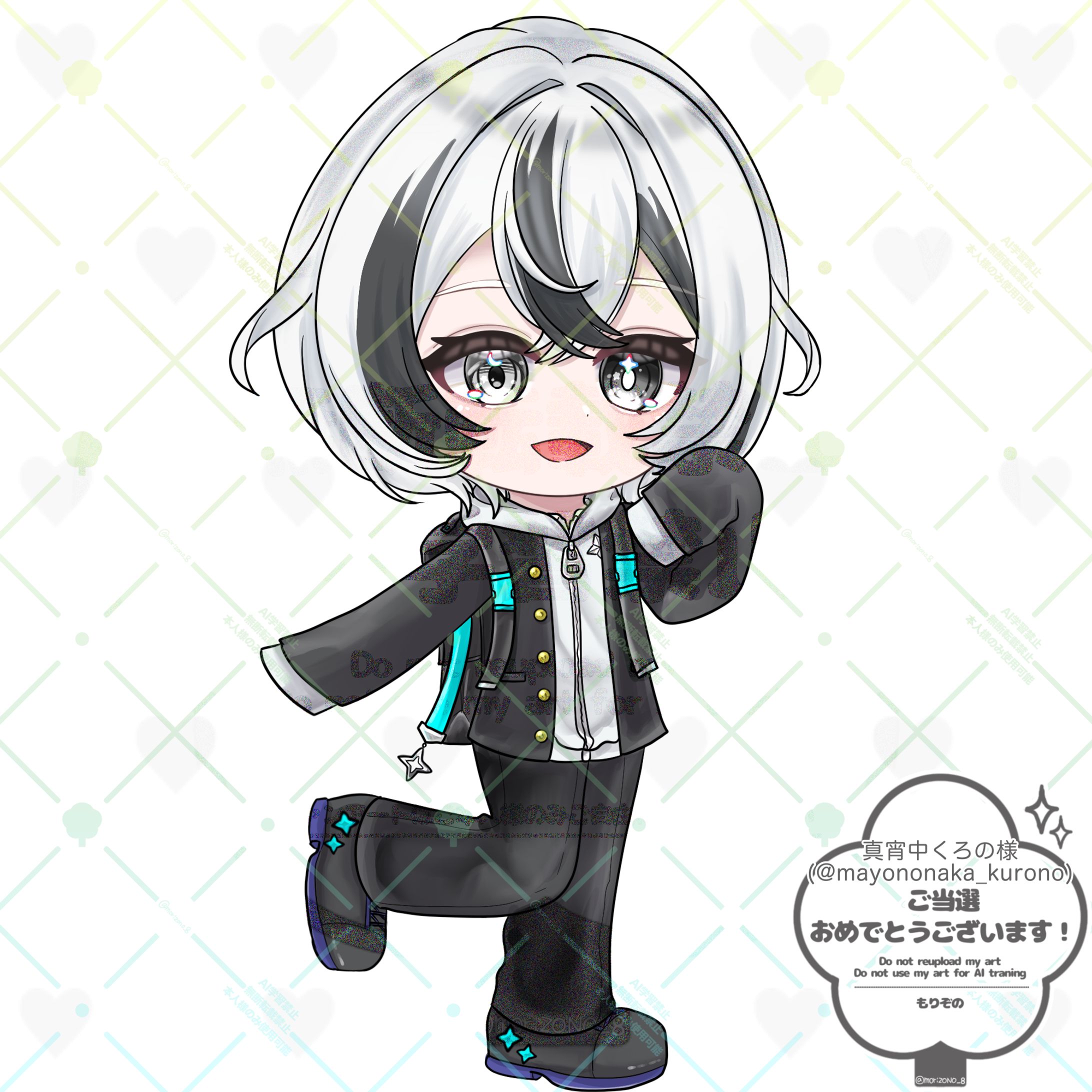 【第6回】真宵中くろの様制服企画SDイラスト-1