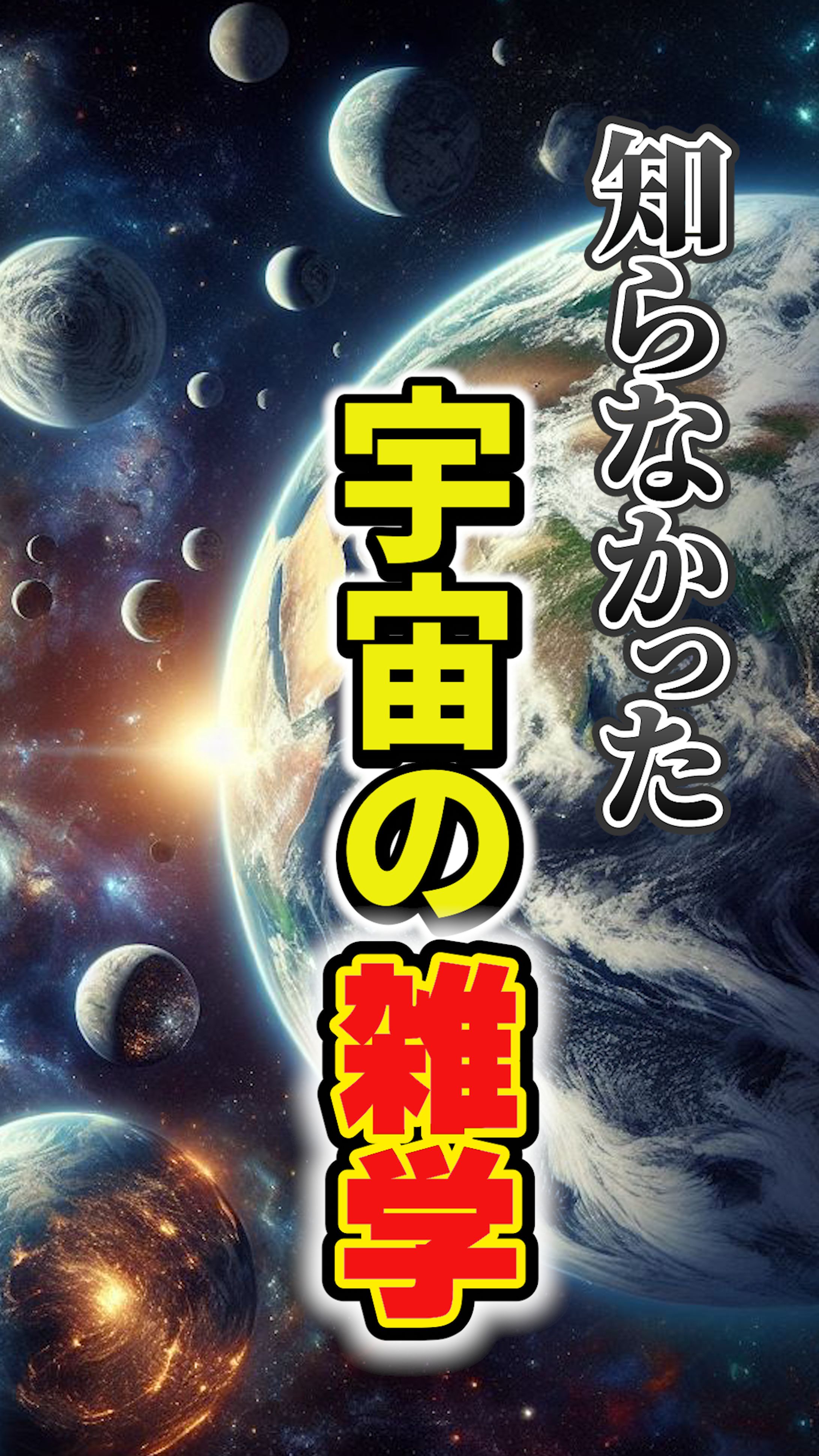 知らなかった宇宙の雑学-1
