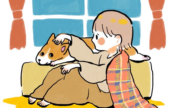 犬と女の子