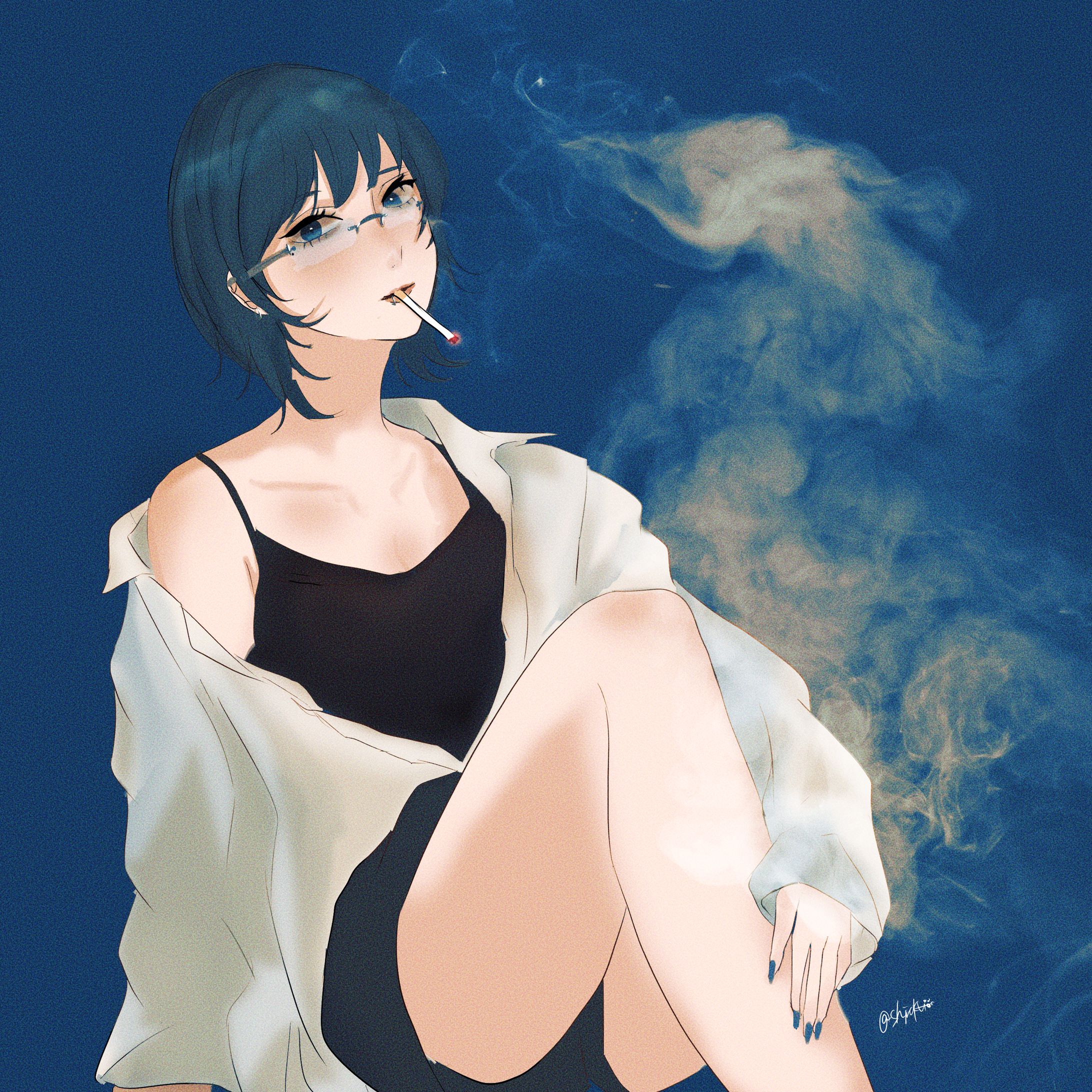 【contest】青い煙の中で-1