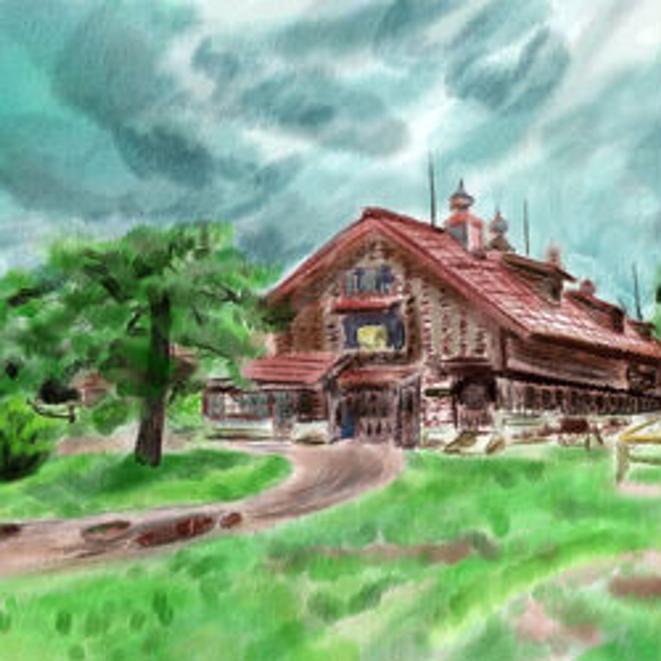 小岩井農場上丸牛舎（一号牛舎）-1