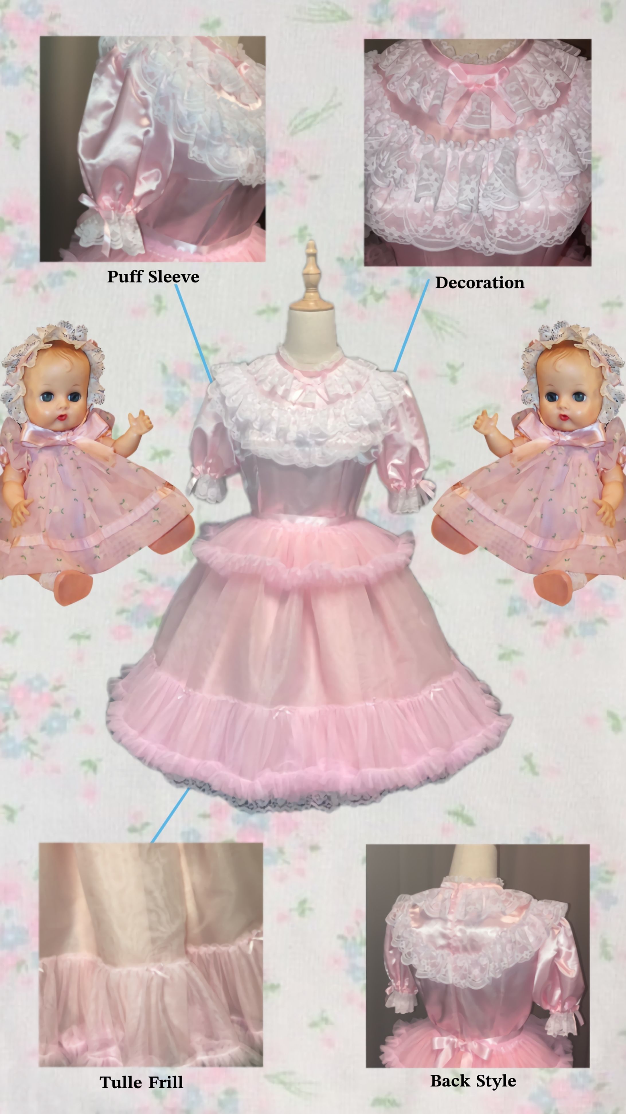 𝐕𝐢𝐧𝐭𝐚𝐠𝐞 𝐏𝐢𝐧𝐤 𝐃𝐨𝐥𝐥-1