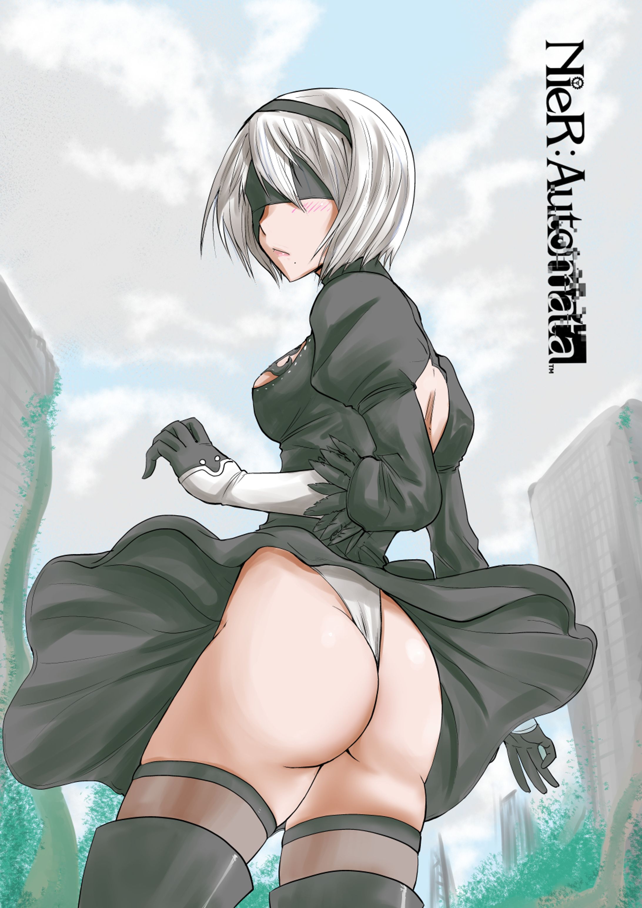 「ニーア・オートマタ：２B」ファンアート-1