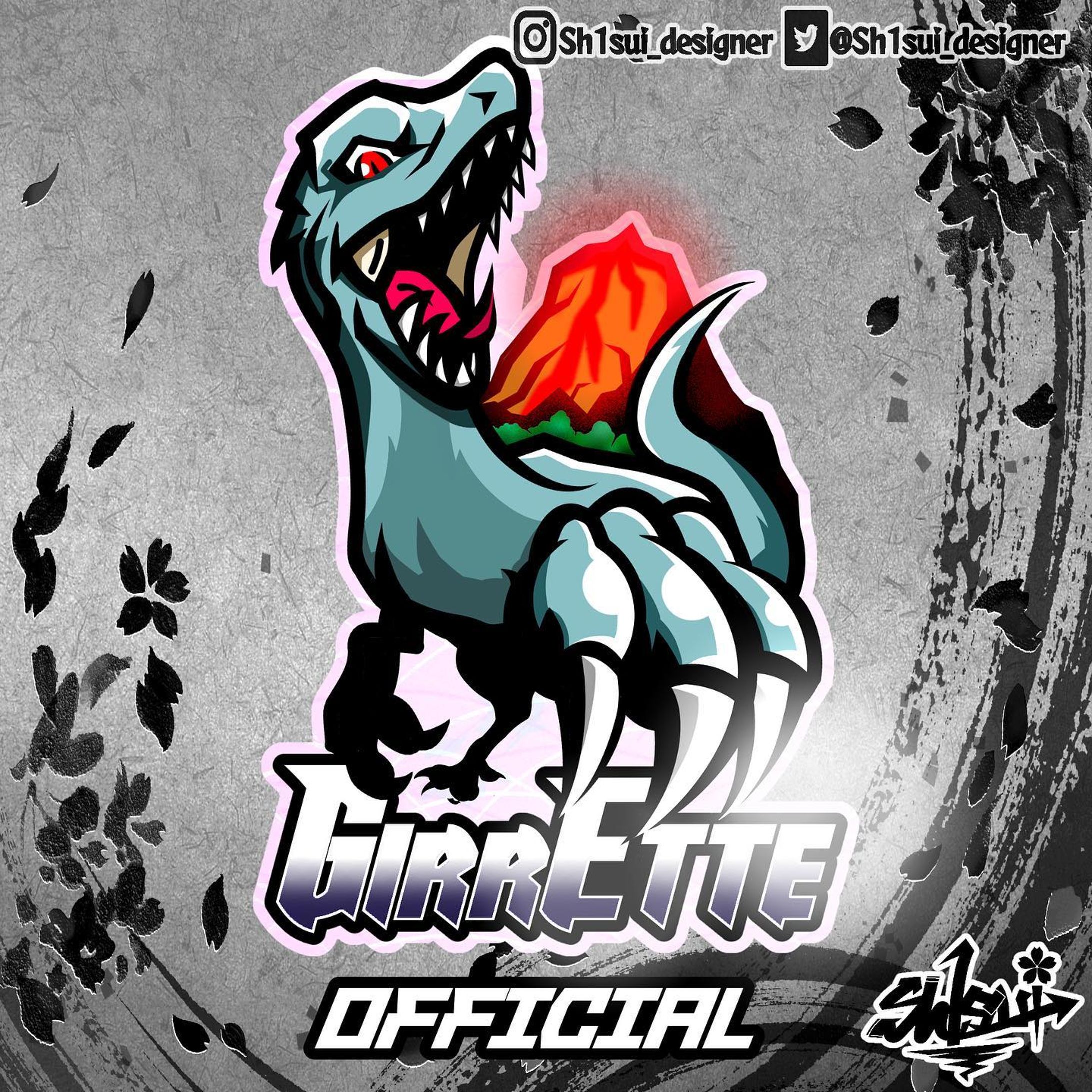 ❖Mascot logo❖

concept:ラプトル

text:GirrEtte

Plz Twitter Follow& like

#Mascotlogo #キャラクターロゴ #クランアイコン #デザイン #イラスト #依頼 #kaiju8go logo #mascot #logodesigner #designer #icon #illustration #logos #clanlogo
#esportlogo #esports #mascotlogoinspirations #art #artwork  #logoinspiration #logoawesome #designgraphic #logoplace #logoinspire #sportslogo #graphicdesign #mascotsportbranding #logodesigns #esportlogoteam #logosportideas-1