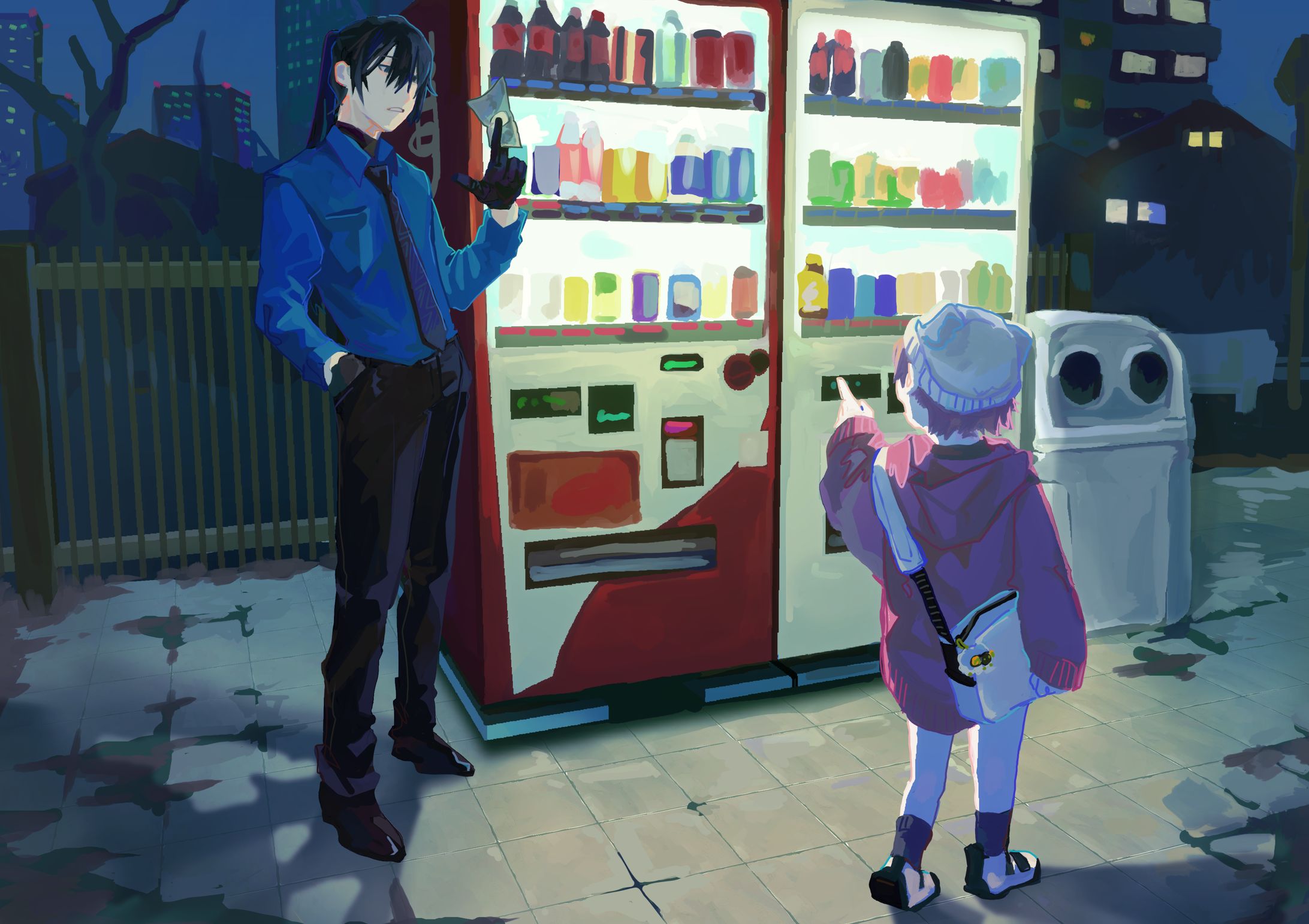 自販機前-1