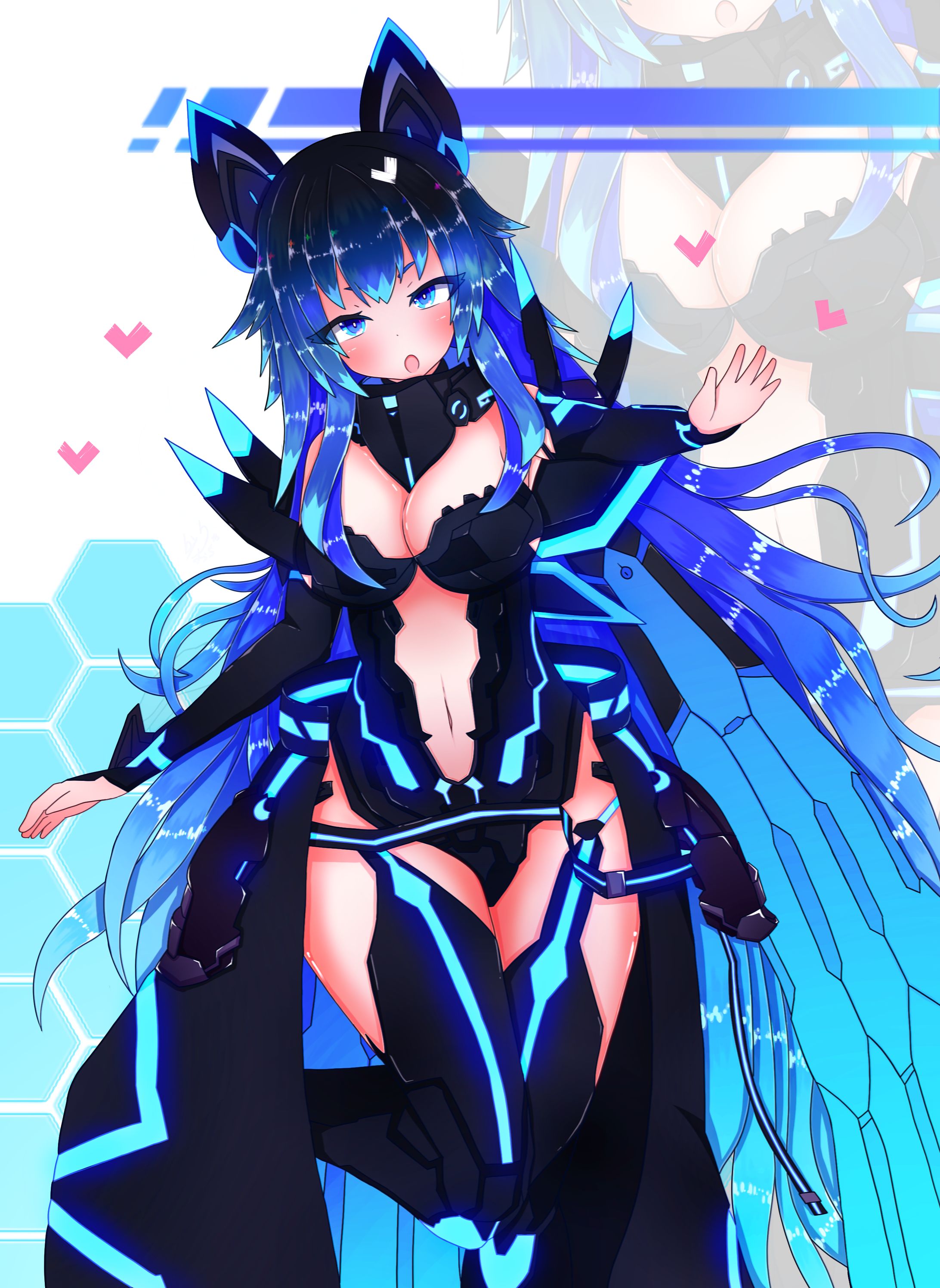 自キャラ描いてみました-1