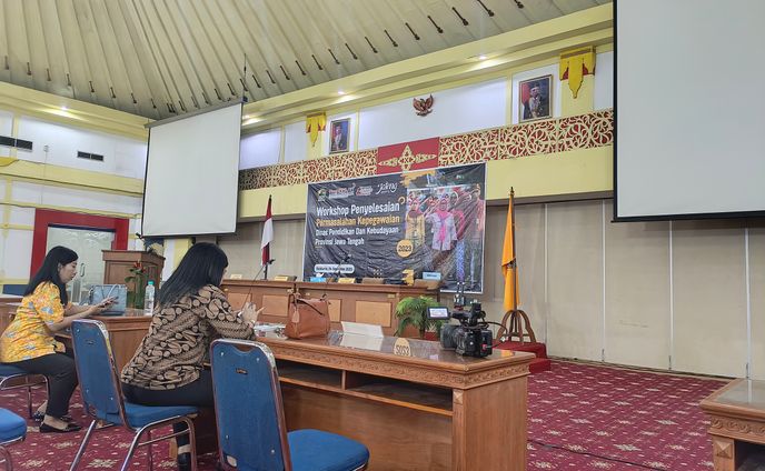 Live Zoom Meeting Workshop Dinas Jateng