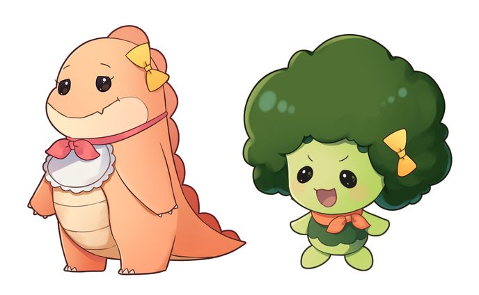 【高橋李依・上田麗奈 仕事で会えないからラジオはじめました。】公式キャラクターデザイン