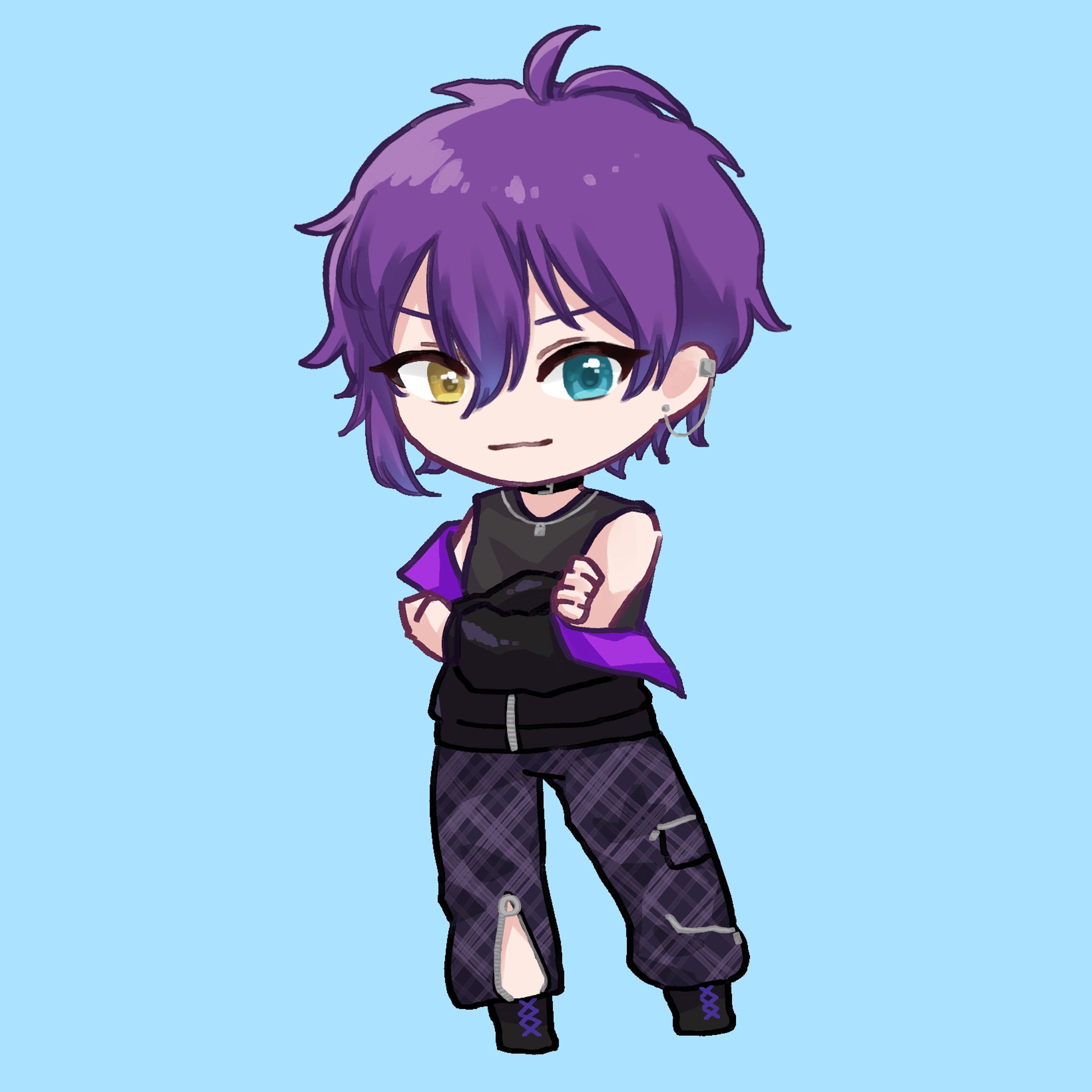 Vライバー　紫雲かける-1