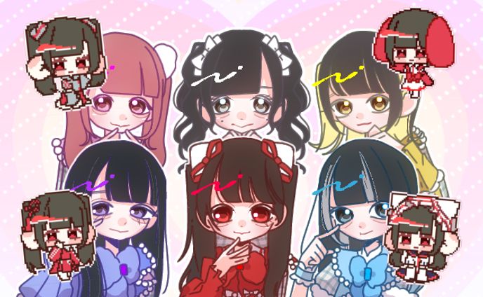 兎弓みゅう卒業カードイラスト