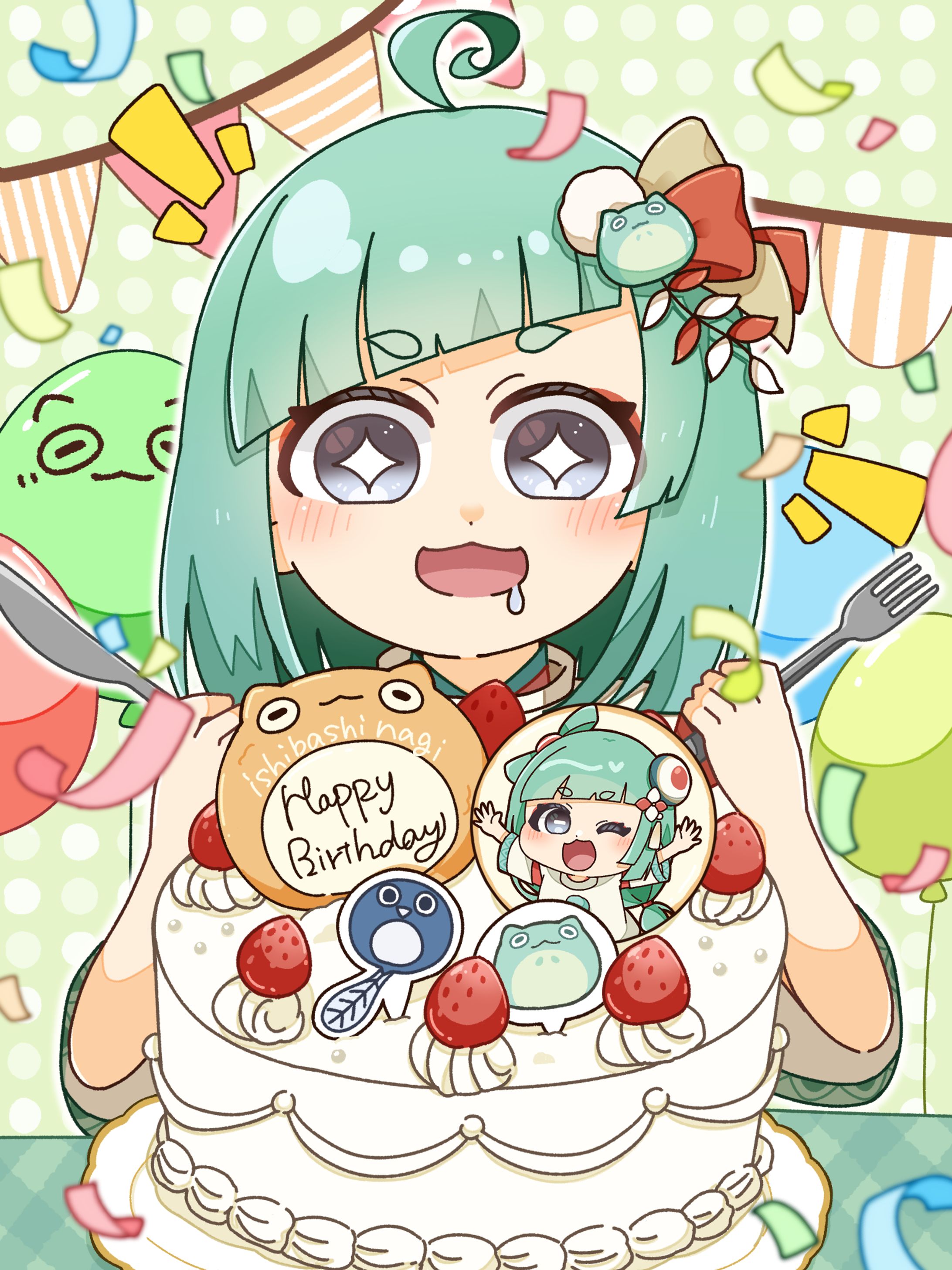 石橋なぎ誕生日イラスト-1