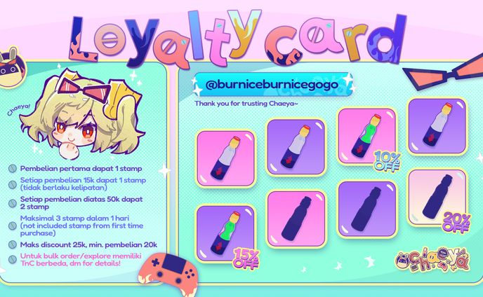 Loyalty Card: Chaeya