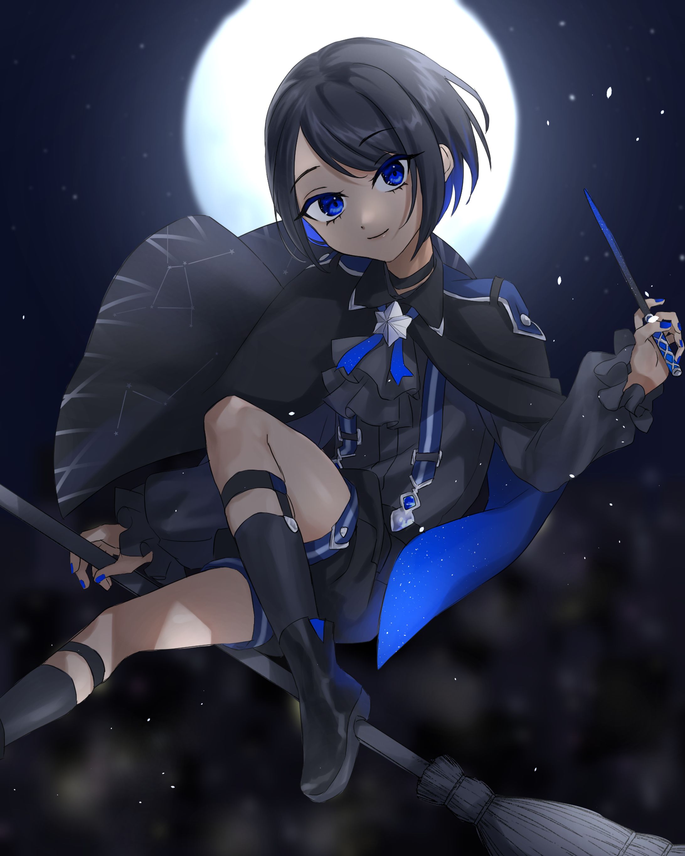 【オリジナル】青の魔女-1