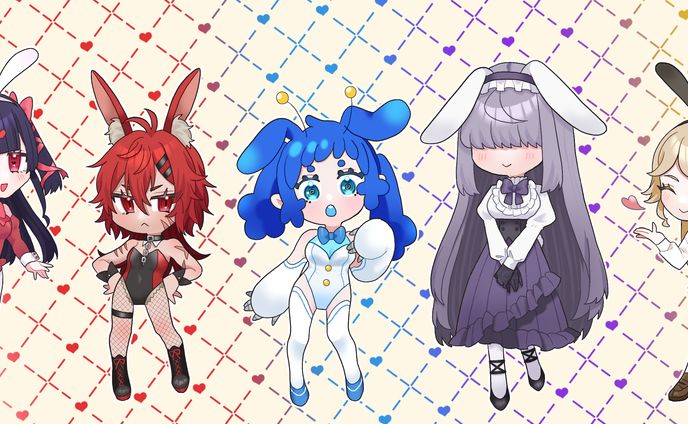 【創作】はちゃめちゃミックスオレ-バニーの日