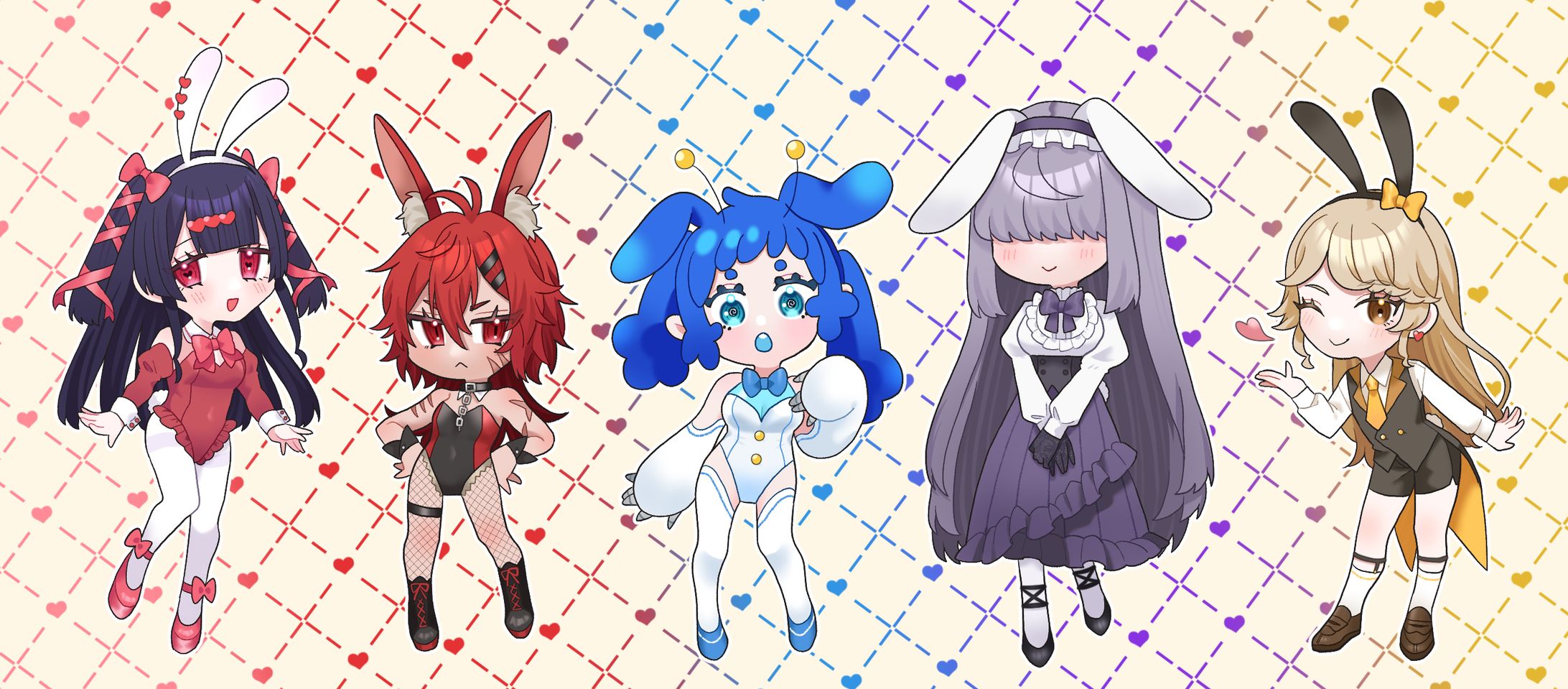【創作】はちゃめちゃミックスオレ-バニーの日-1