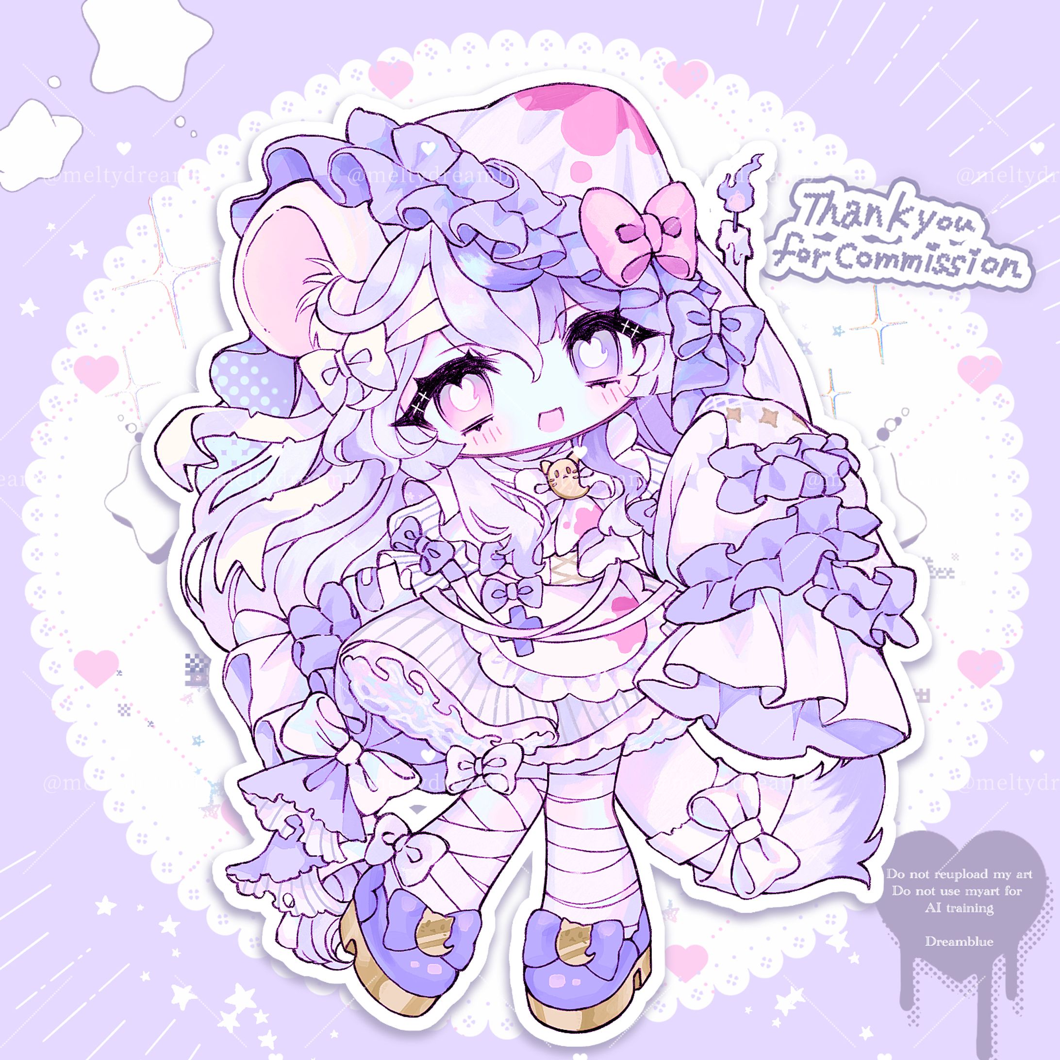 おねむノゆーれい様 無償企画SDイラスト-1