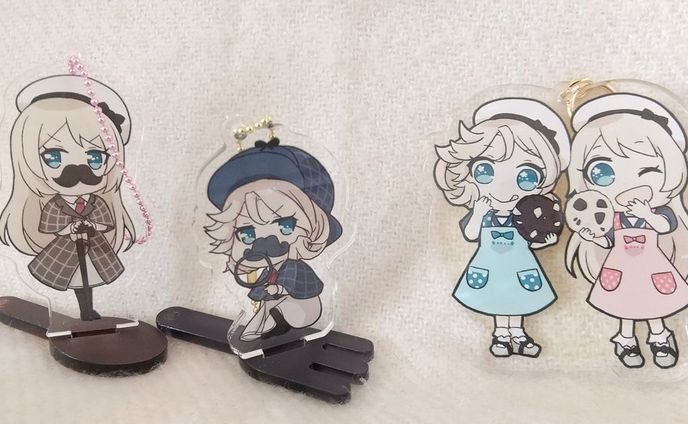 バンド、アクリル絵の具