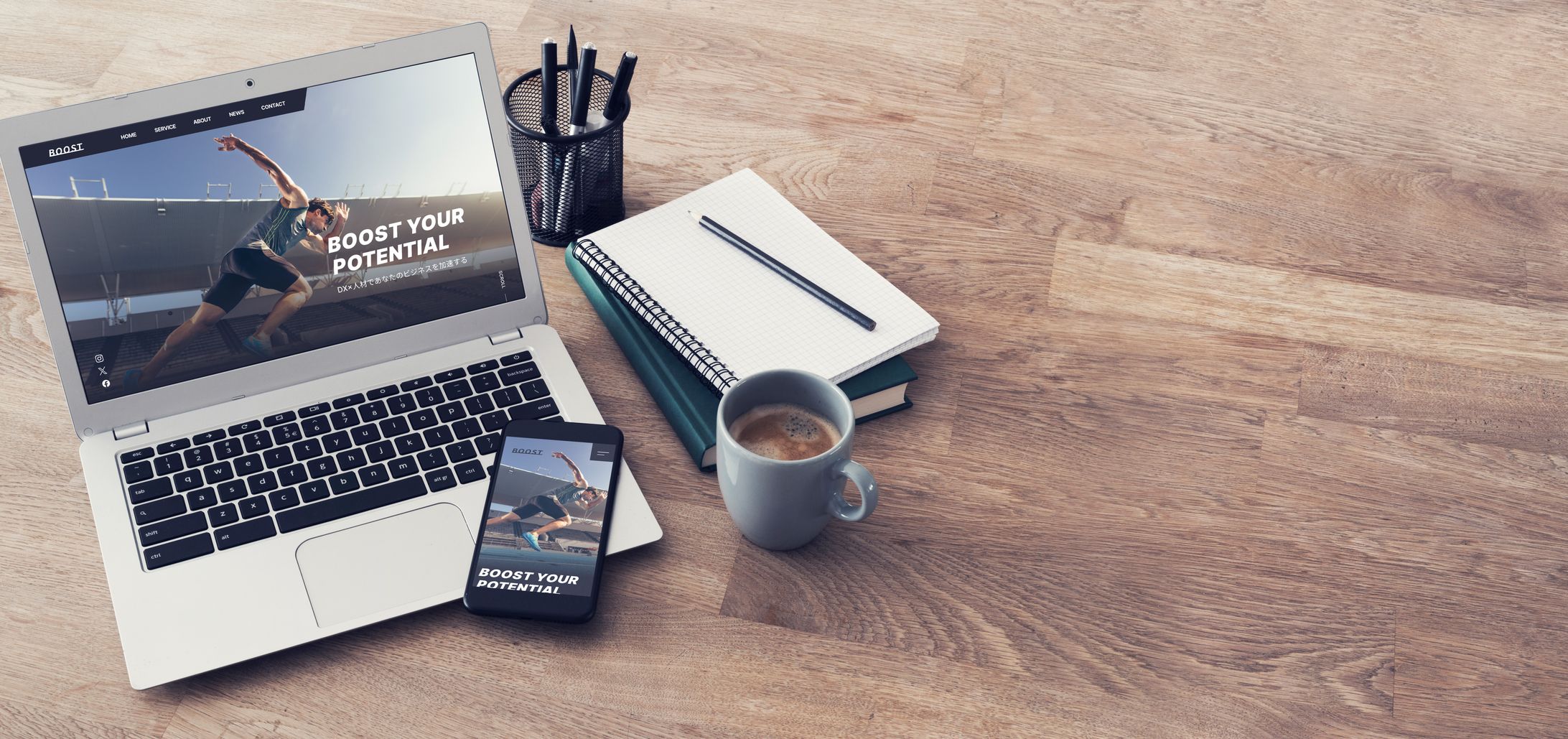 人材派遣　コーポレートサイト　デザイン-1