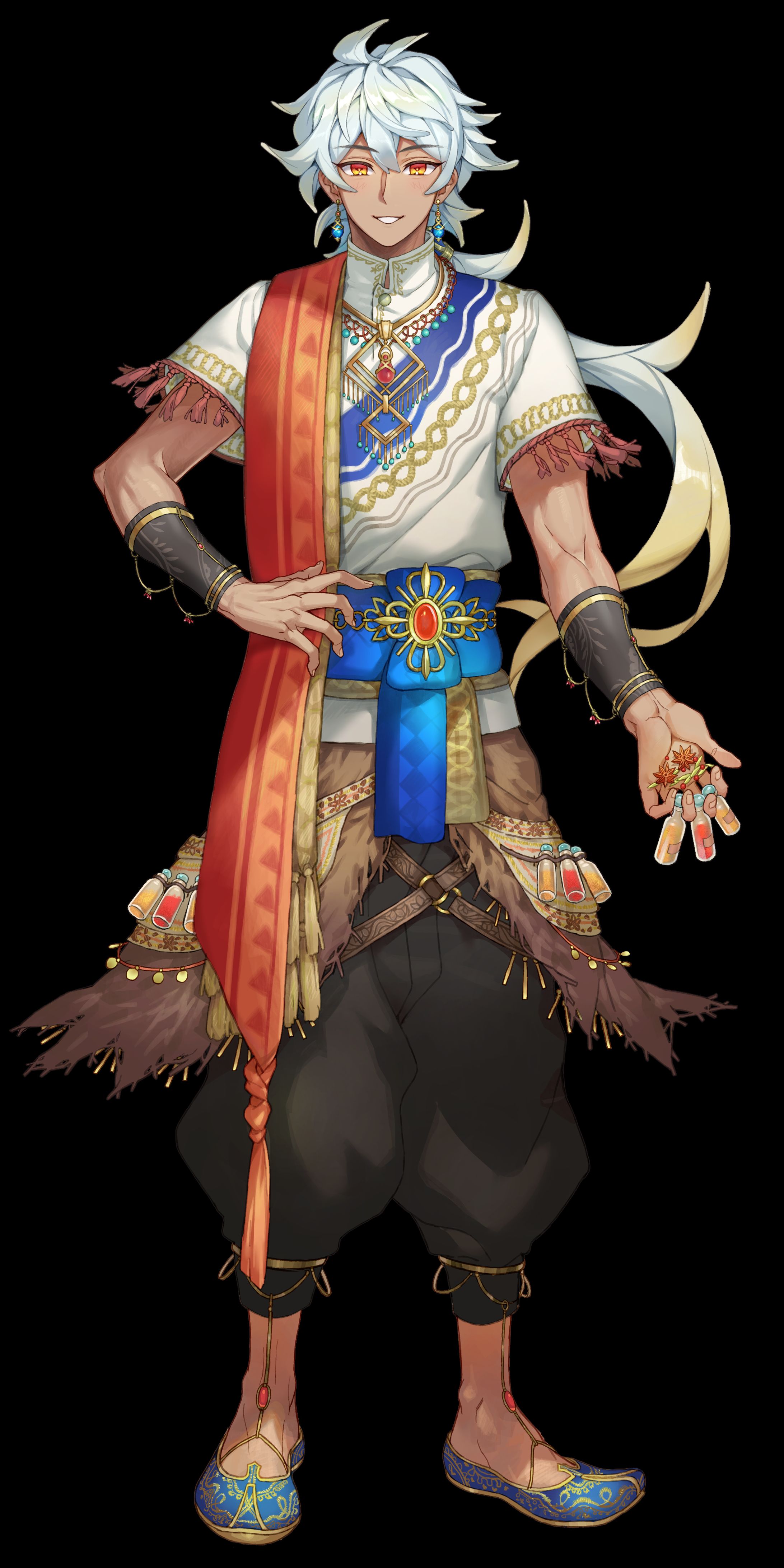 【ラピスライブ様】IRIAM用立ち絵(アジム・マサラ様)-1