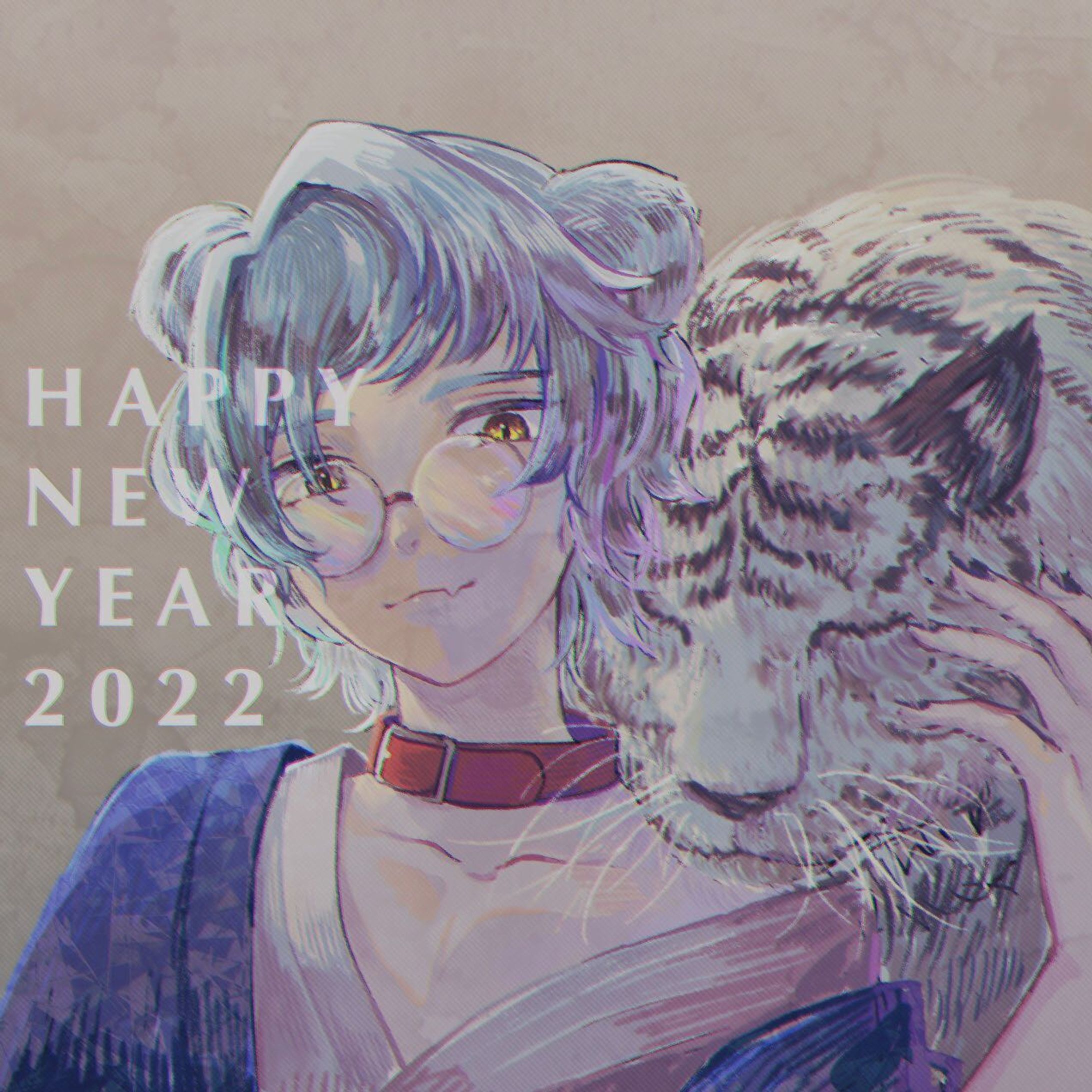 あけましておめでとうございます！！🌸
今年もよろしくお願いします〜っ🐤

 #新年  #あけましておめでとうございます  #謹賀新年  #happynewyear  #2022  #イラスト  #イラストレーター  #イラストレーション  #イラストグラム  #イラスト好きな人と繋がりたい  #イラスト練習中  #イラスト垢  #illustration  #illustrator  #illust  #illustagram  #絵  #絵描きさんと繋がりたい  #絵描き  #絵師さんと繋がりたい  #寅  #寅年  #中性的男子  #白髪  #かっこいい-1