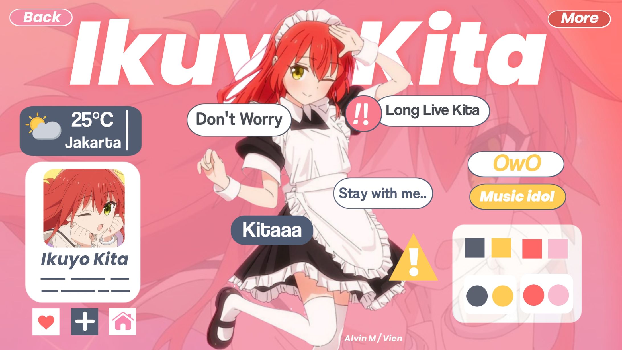 GFX Anime Bocchi The Rock / Ikuyo Kita-1