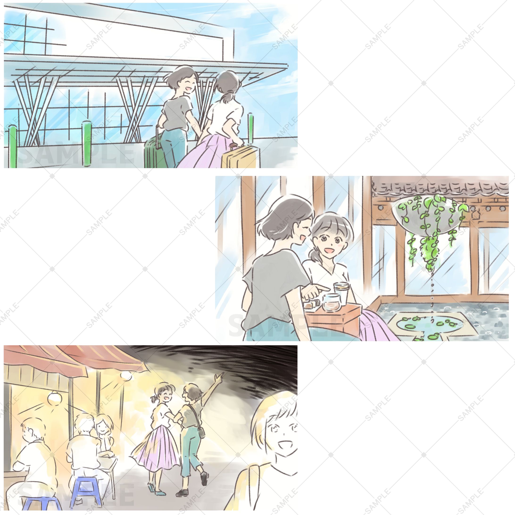 絵コンテ用イラスト-1