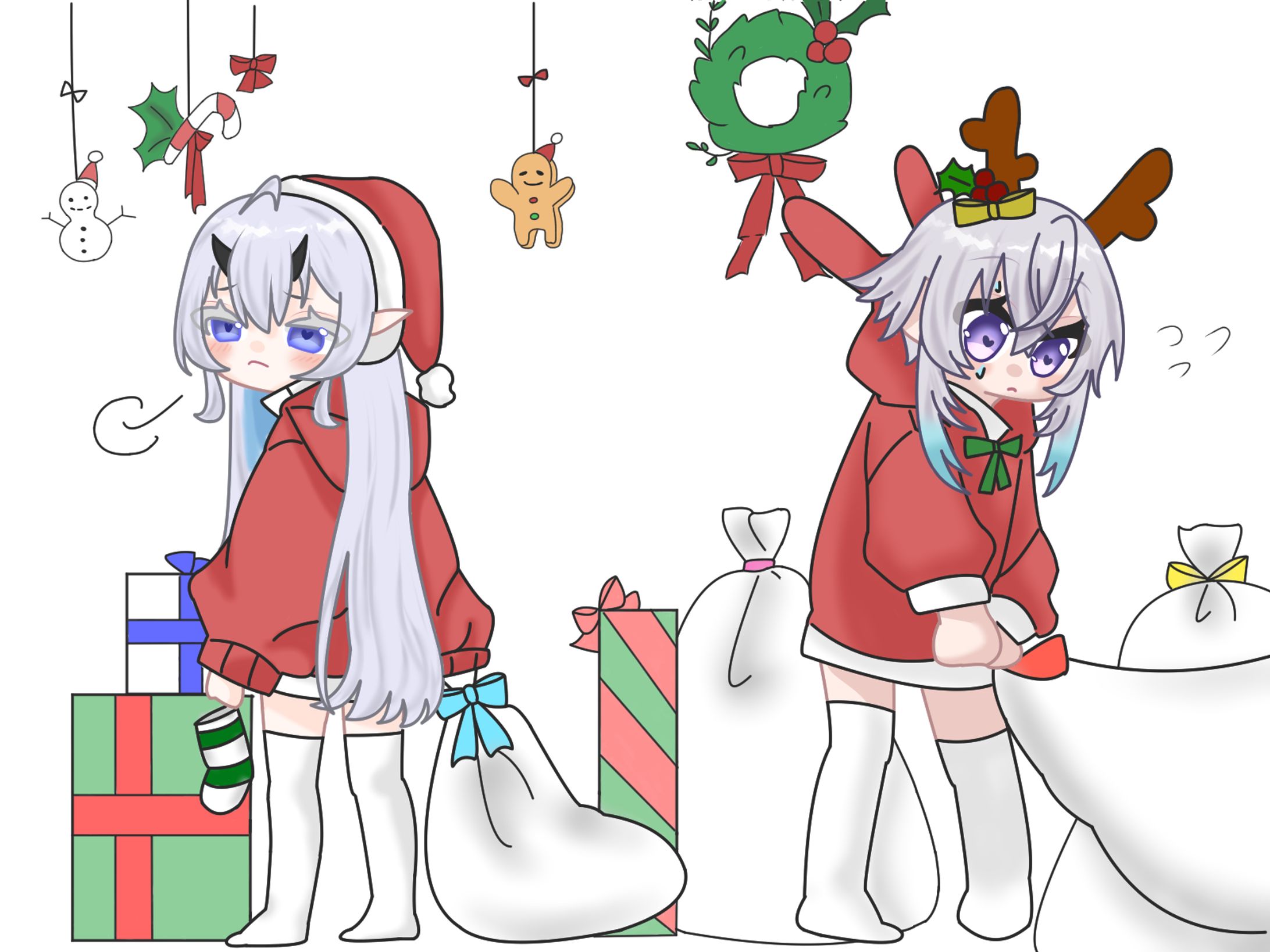 自分⎟クリスマスイラスト-1